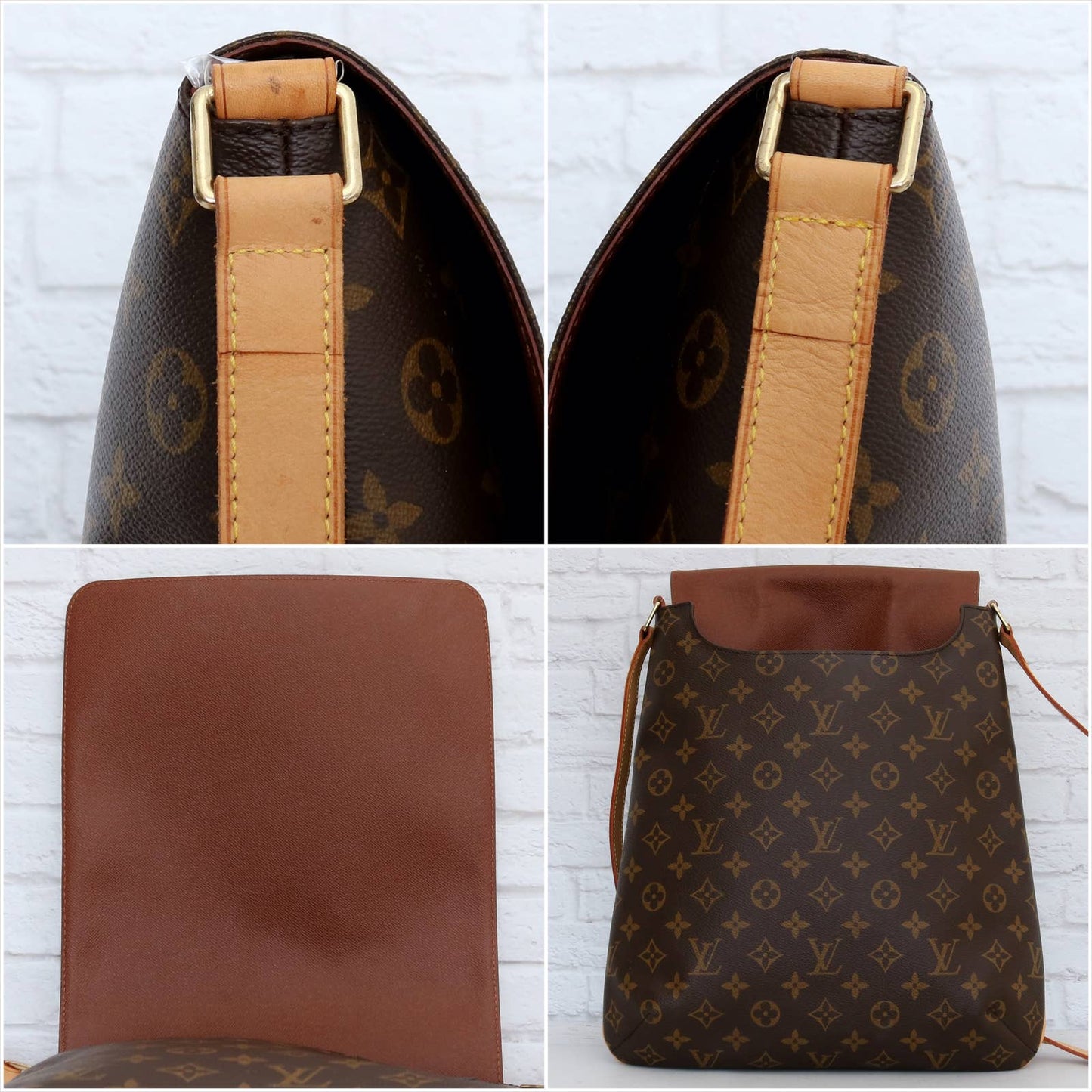 Louis Vuitton Musette GM Monogram Crossbody Shoulder Bag