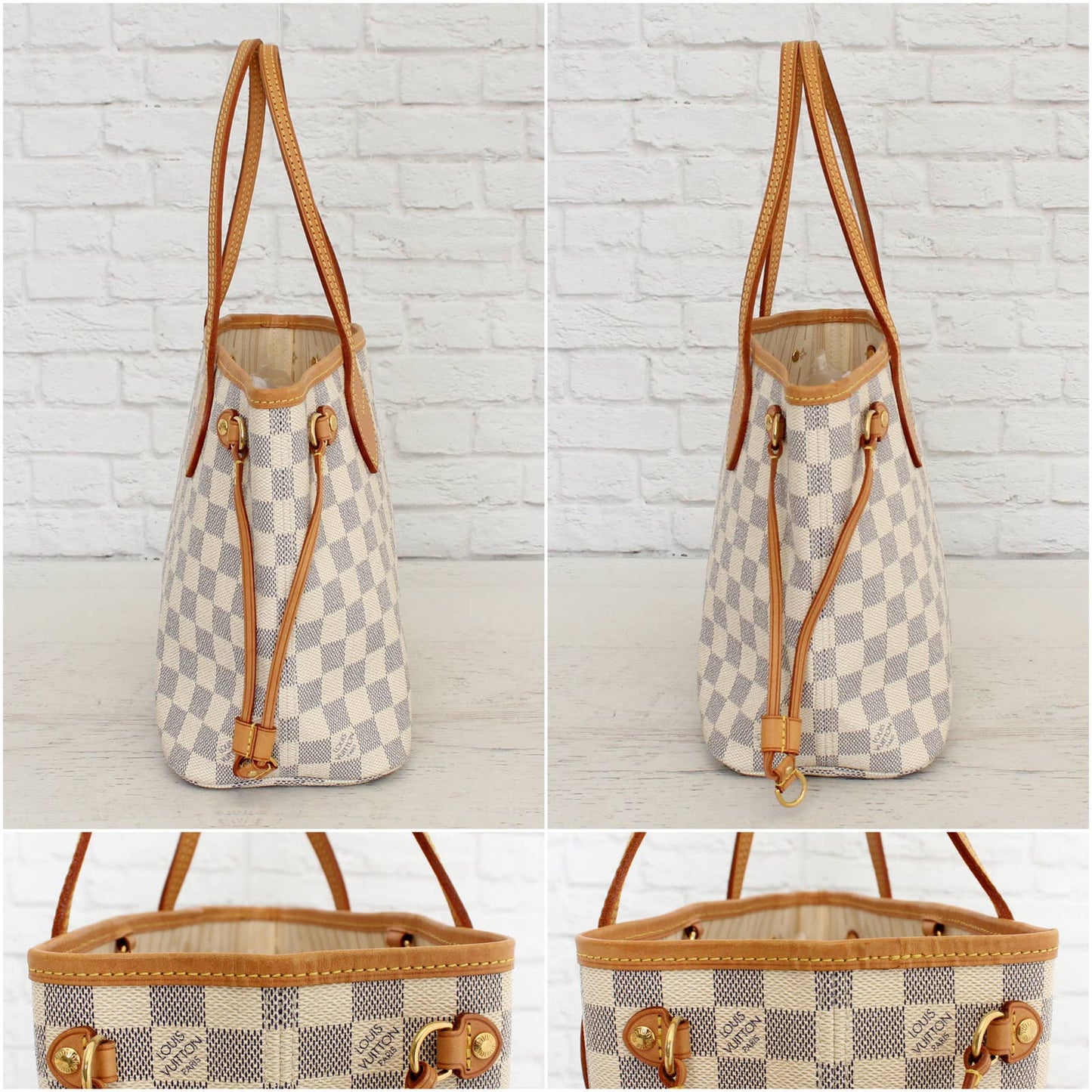 Louis Vuitton Neverfull PM Damier Azur Small Tote