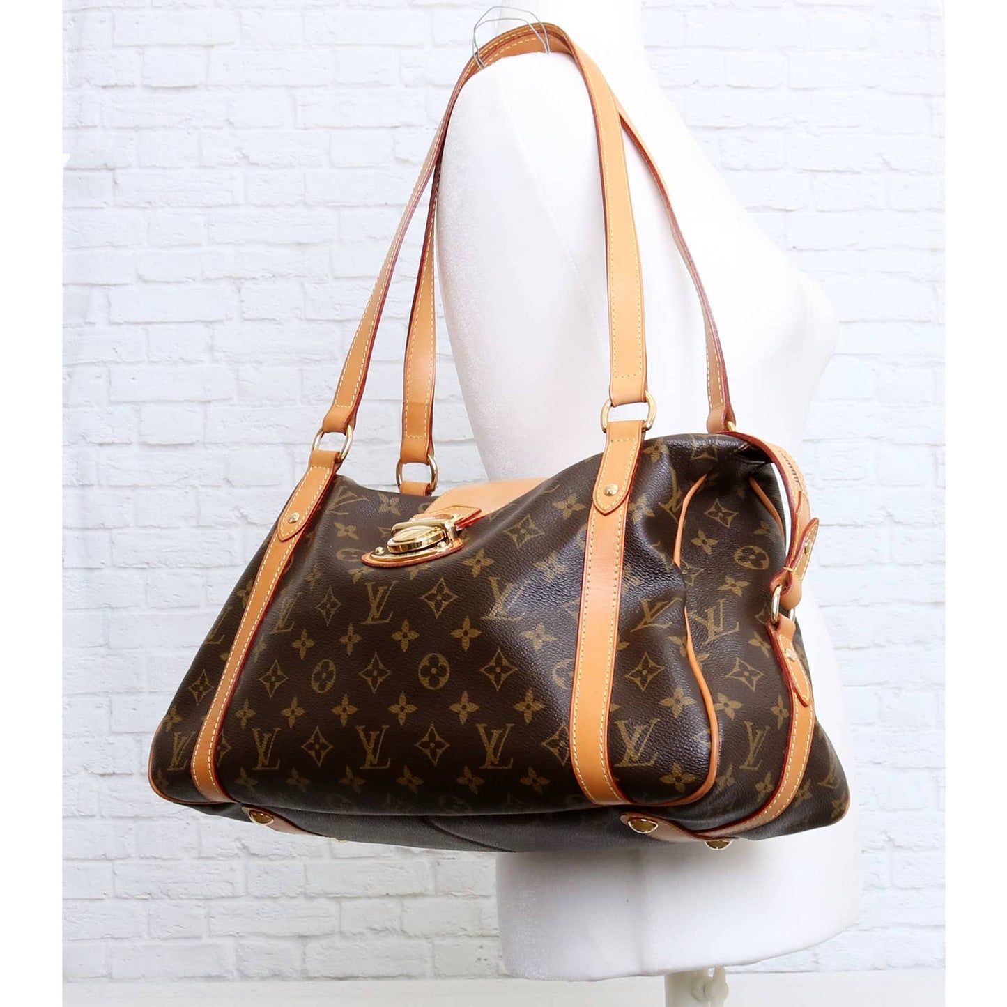 Louis Vuitton Stresa PM Monogram Shoulder Bag with Box