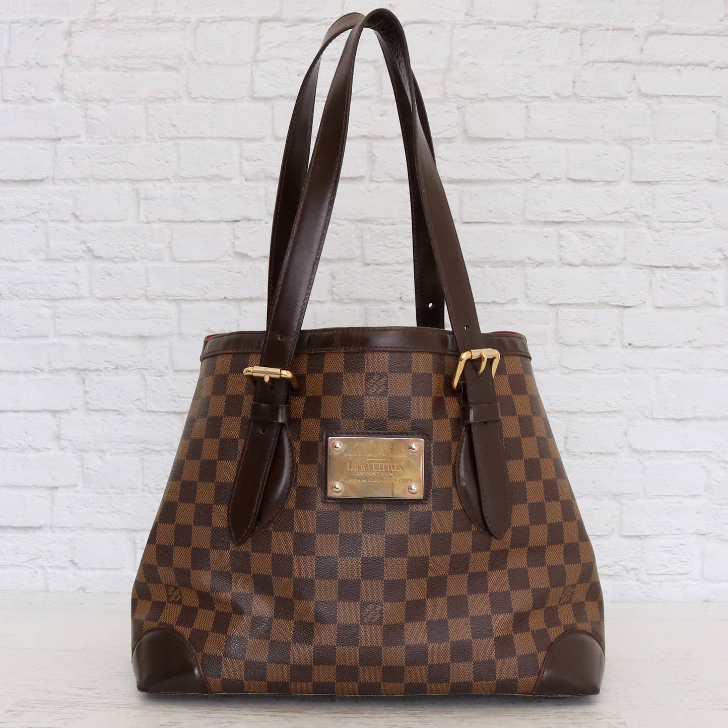 Louis Vuitton Hampstead MM Damier Ebene Shoulder Bag