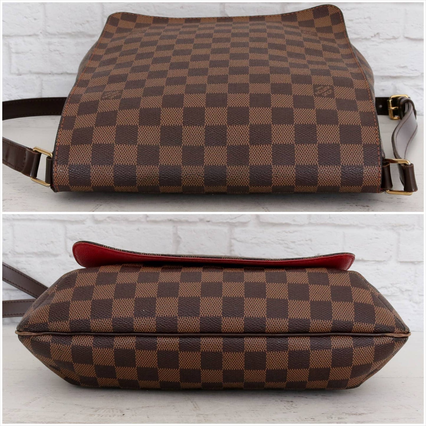 Louis Vuitton Musette GM Damier Ebene Large Crossbody