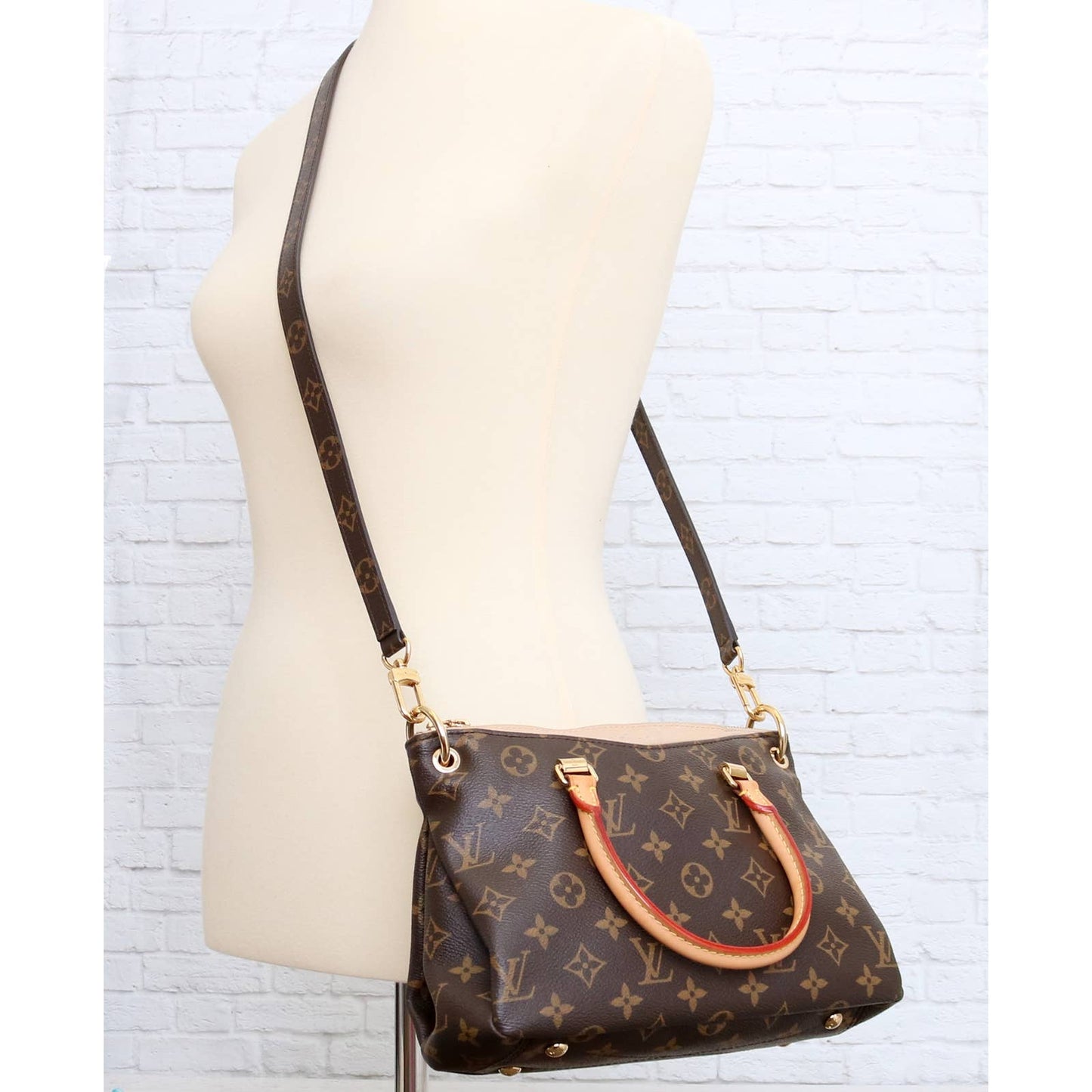 Louis Vuitton Pallas BB Monogram Dune Satchel Crossbody