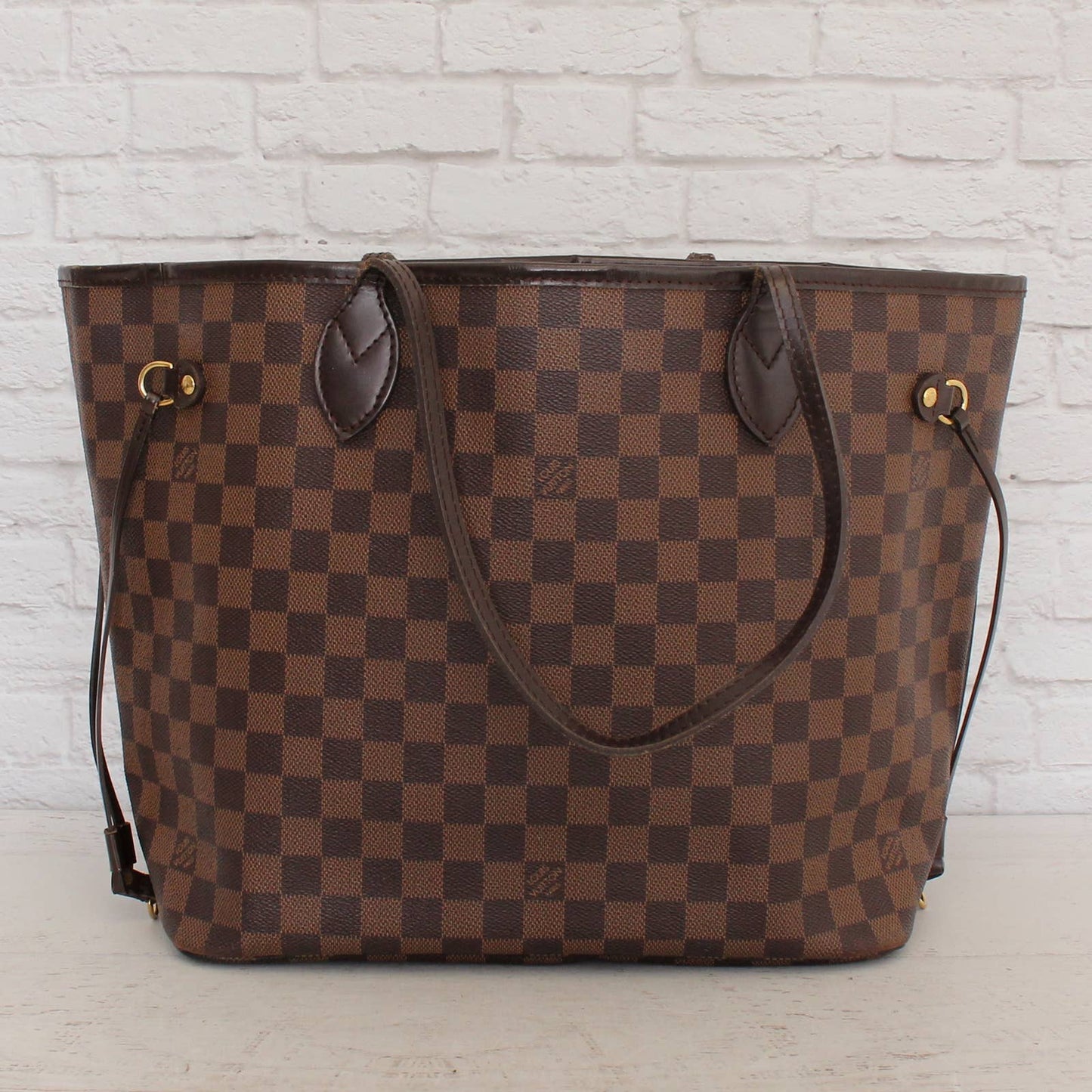 Louis Vuitton Neverfull MM Damier Ebene Tote