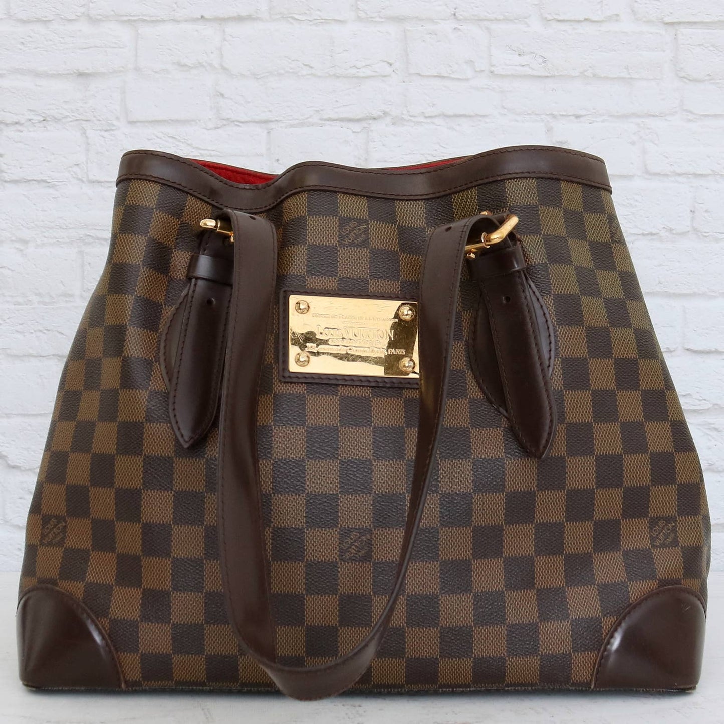 Louis Vuitton Hampstead MM Damier Ebene Tote