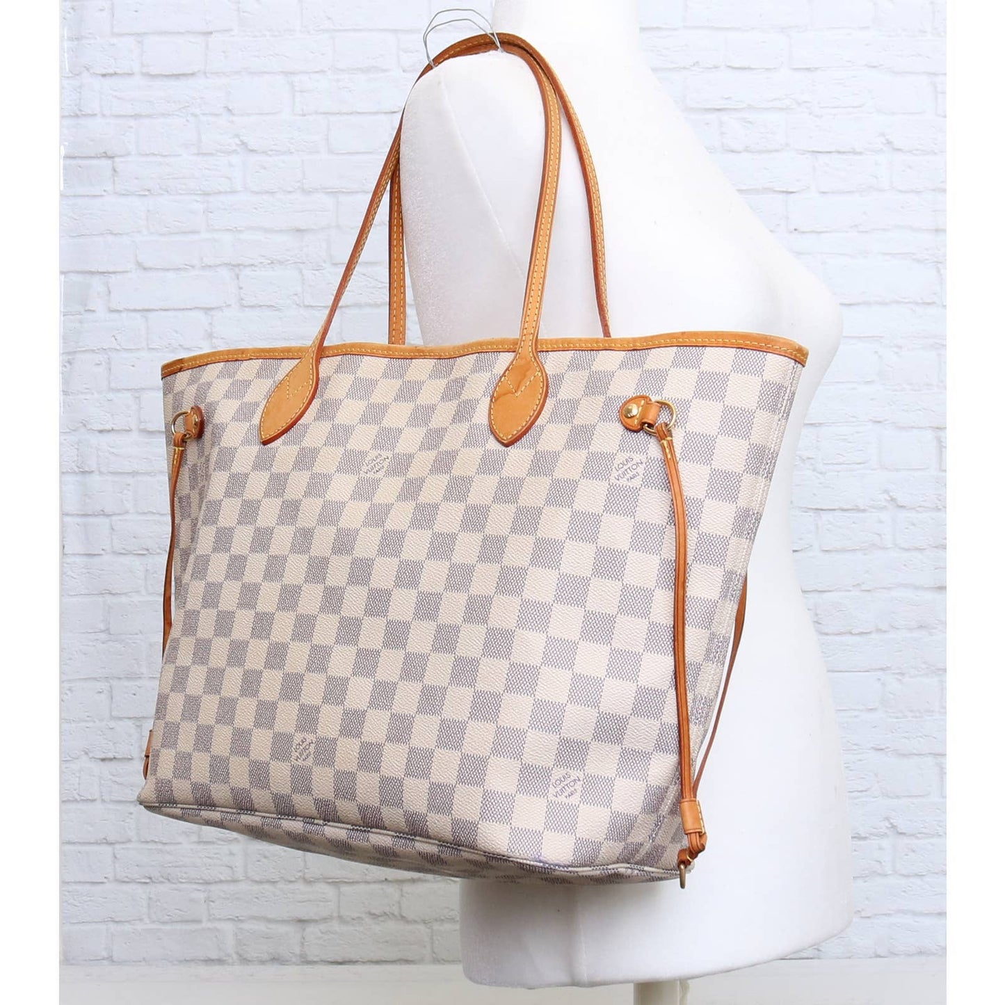 Louis Vuitton Neverfull MM Damier Azur Tote