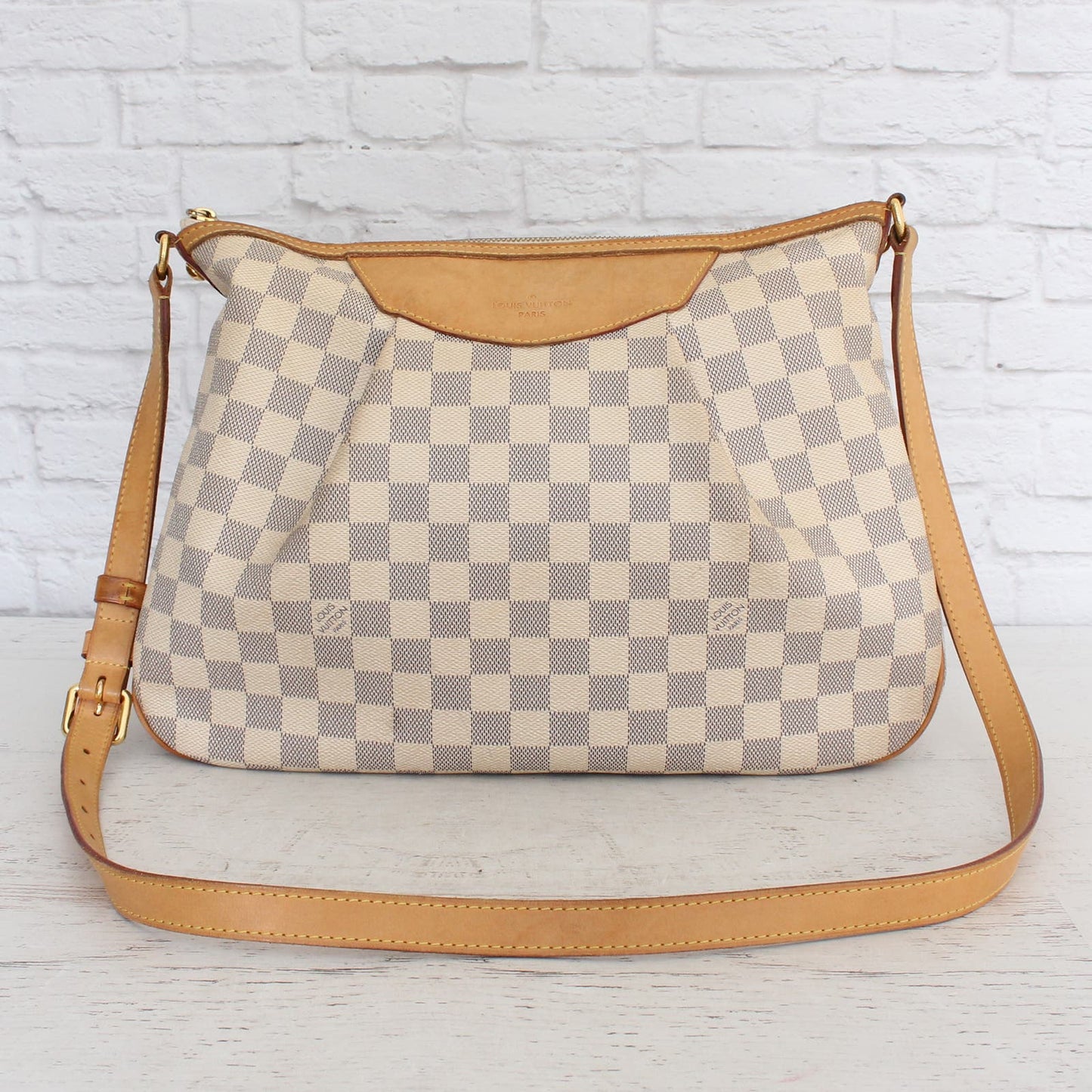 Louis Vuitton Siracusa MM Damier Azur Crossbody