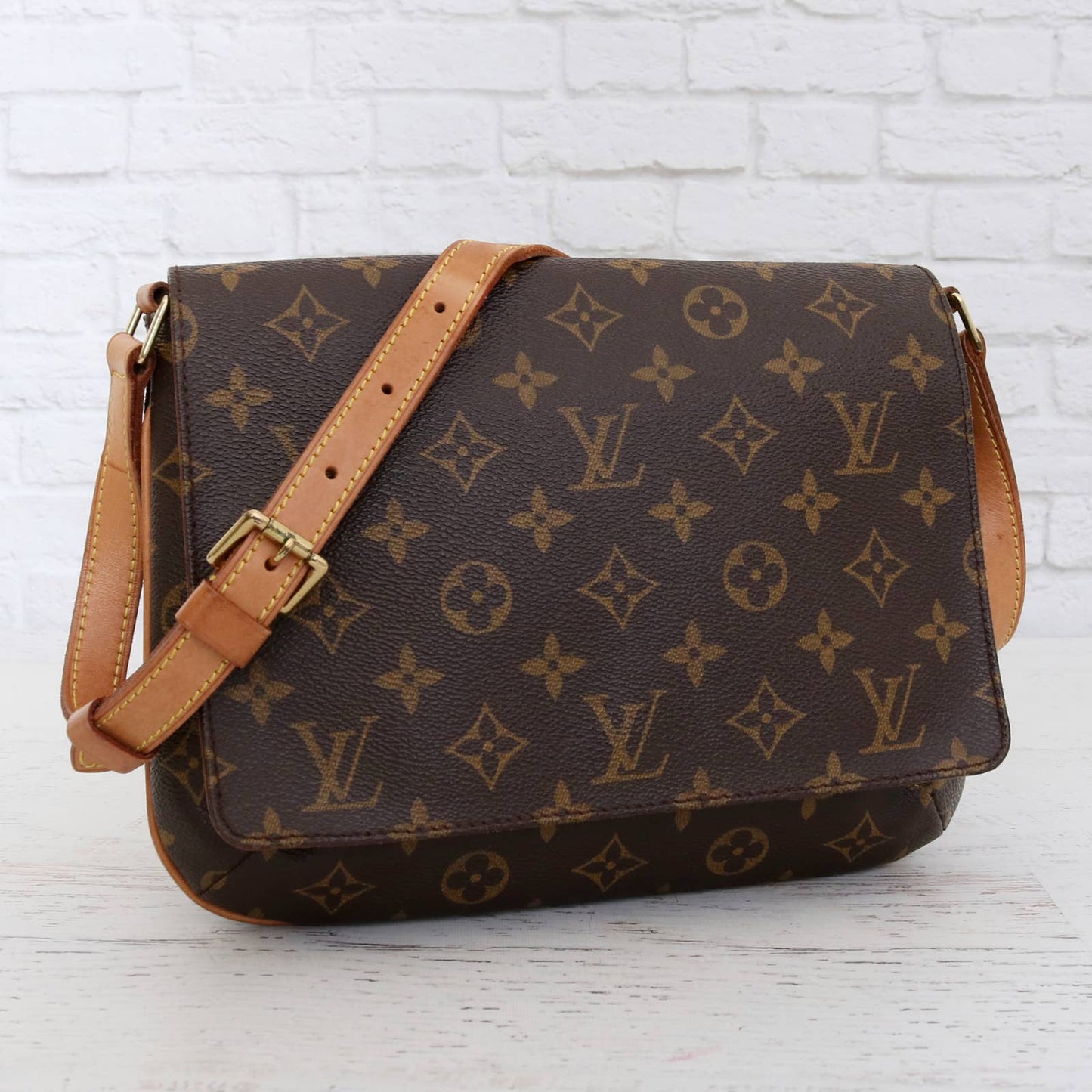 Louis Vuitton Musette Tango Short Monogram Shoulder Bag