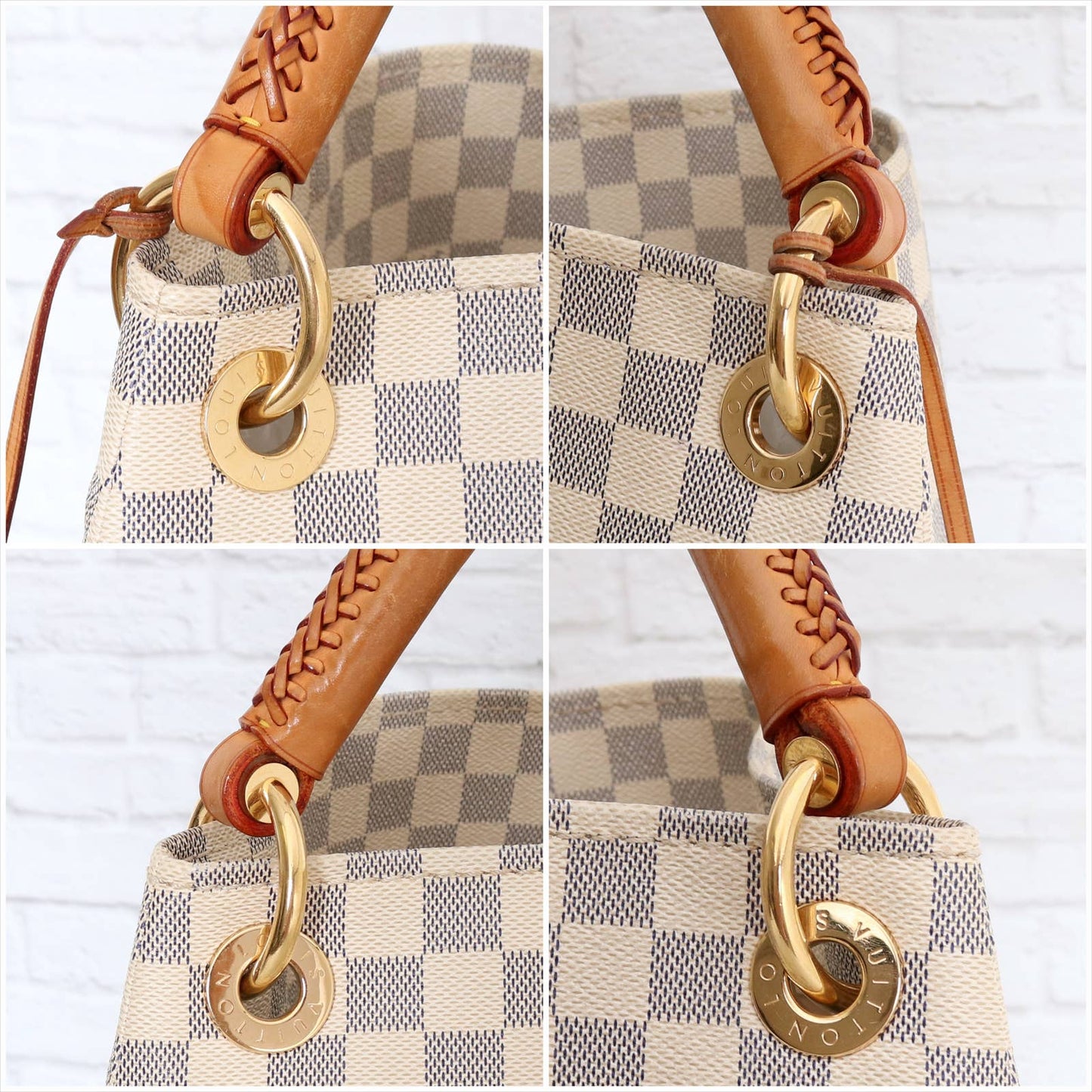 Louis Vuitton Artsy MM Damier Azur Large Tote