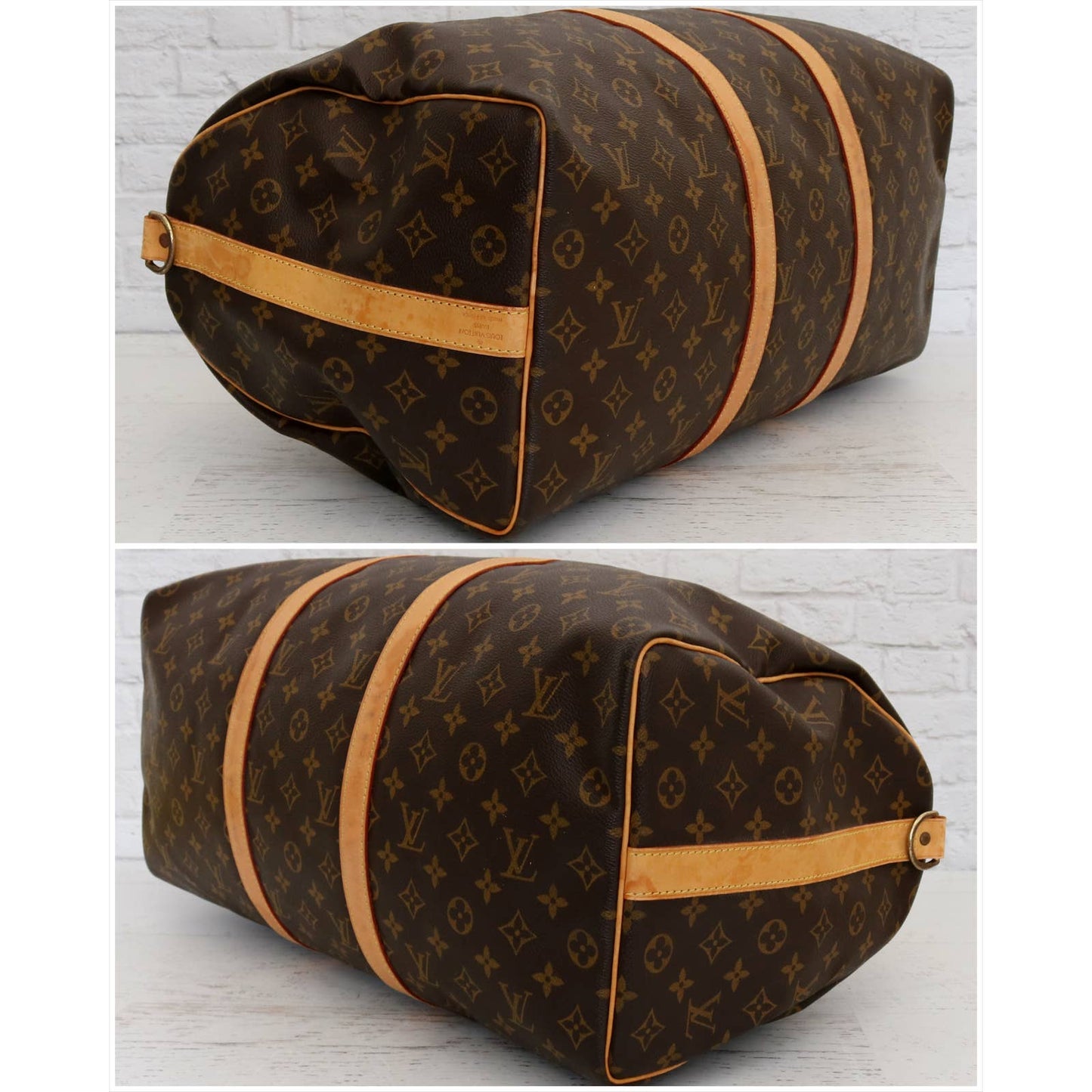 Louis Vuitton Keepall Bandouliere 50 Monogram Travel Duffle with Strap