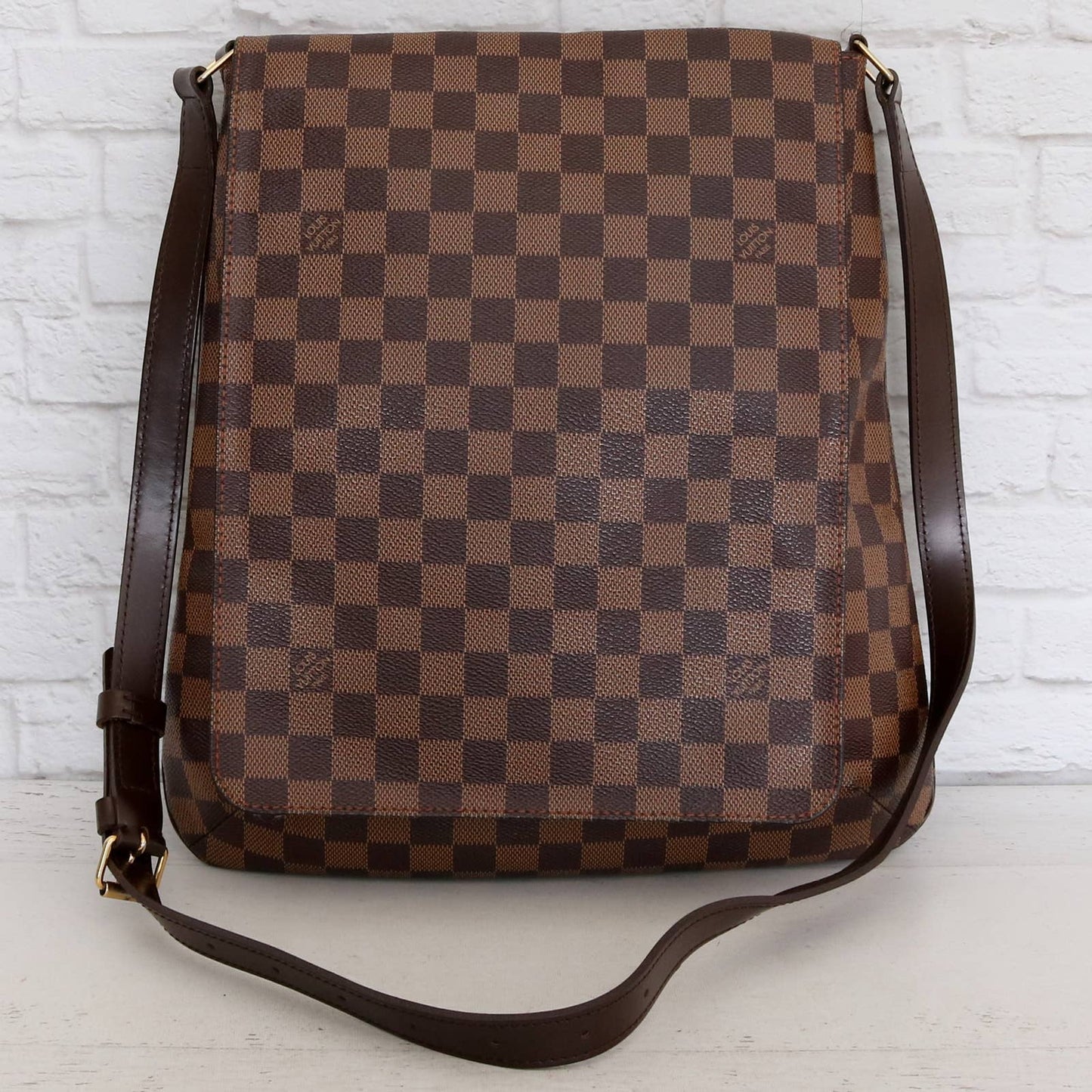 Louis Vuitton Musette GM Damier Ebene Large Crossbody