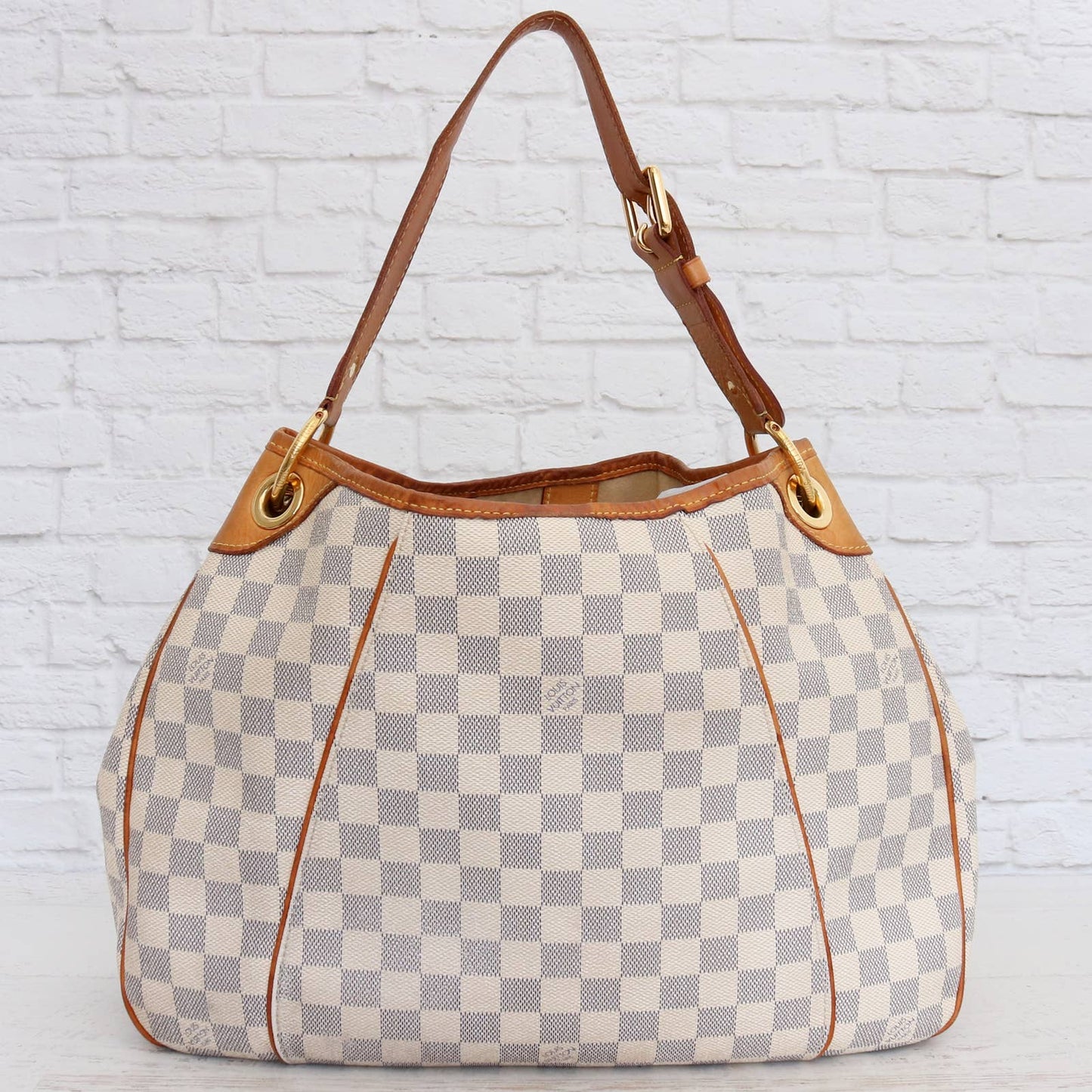 Louis Vuitton Galliera PM Damier Azur Hobo Shoulder Bag