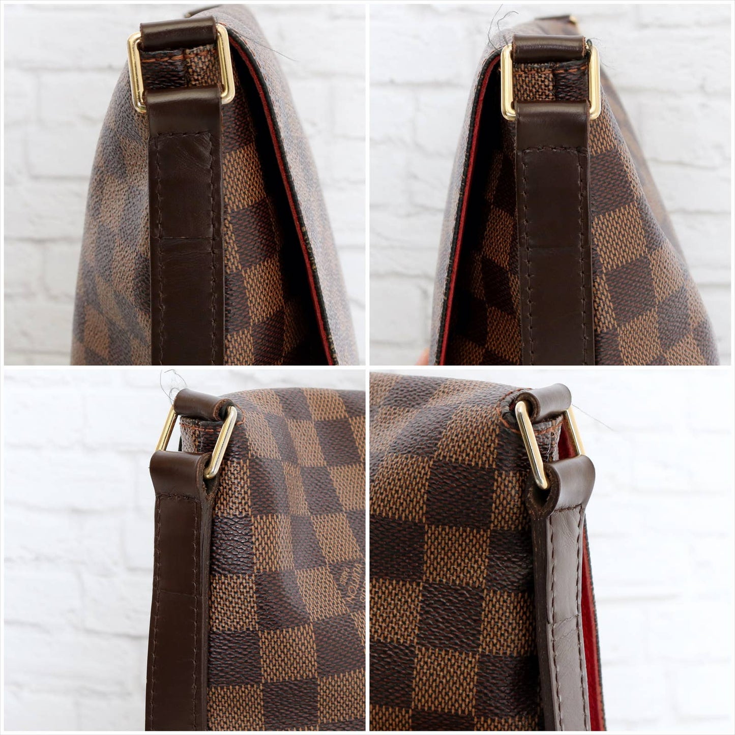 Louis Vuitton Musette GM Damier Ebene Large Crossbody