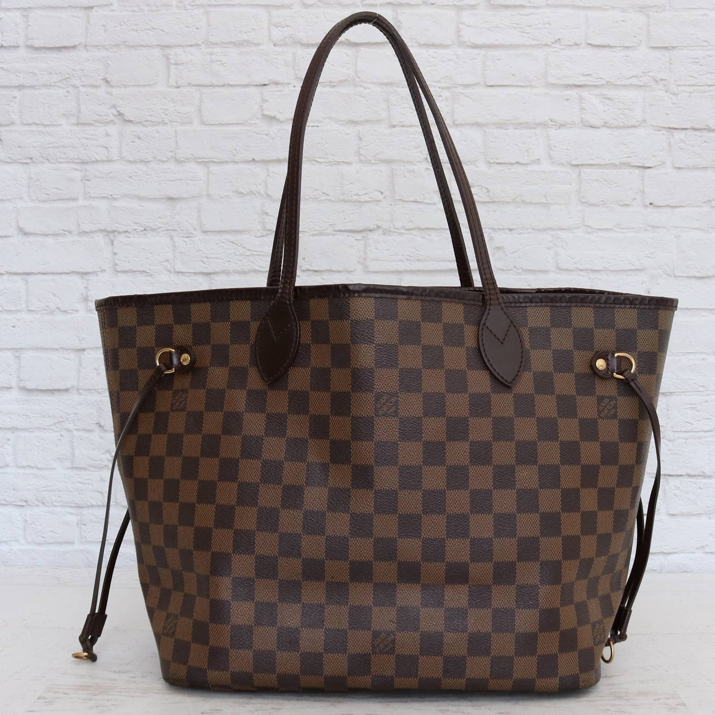 Louis Vuitton Neverfull MM Damier Ebene Tote