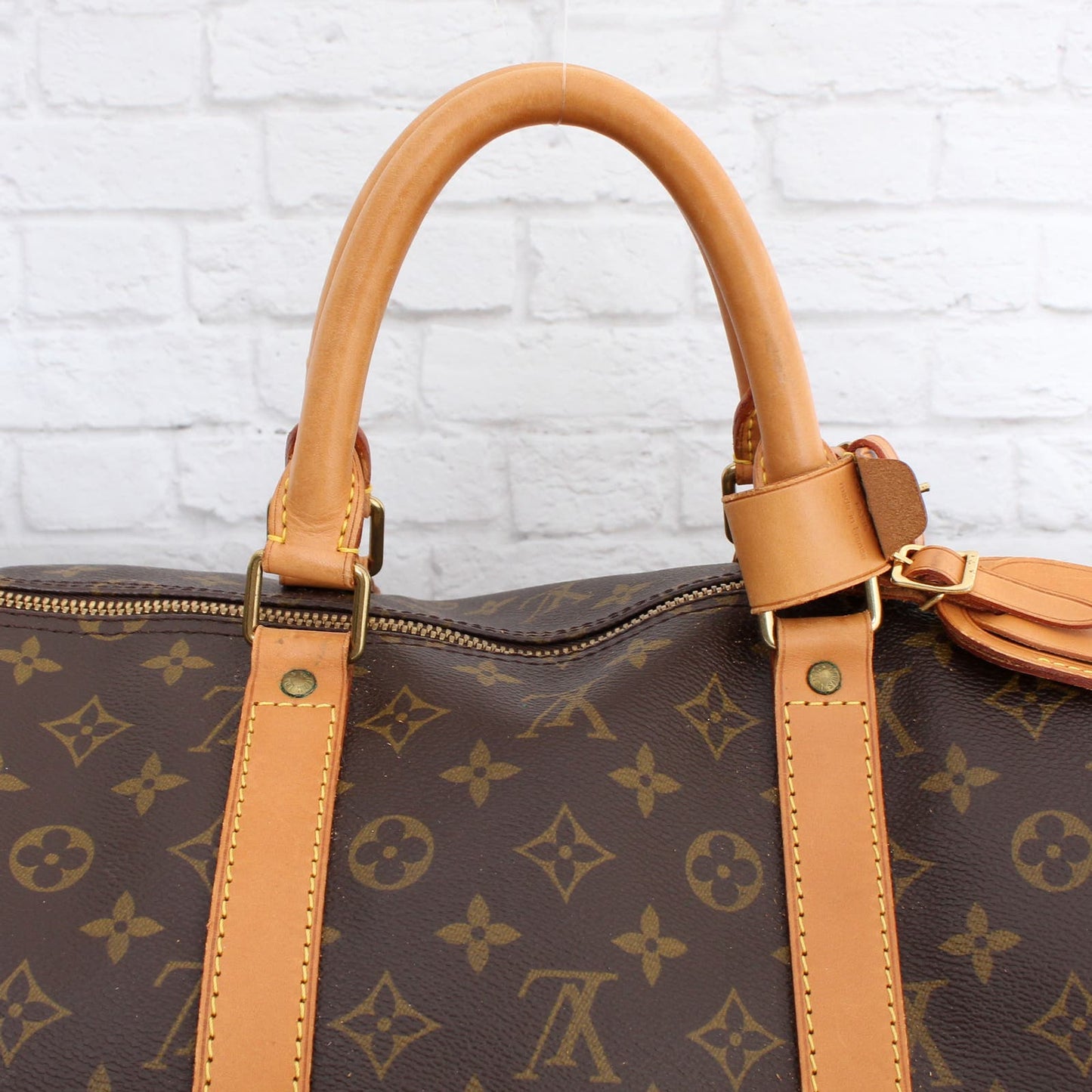 Louis Vuitton Keepall 55 Bandouliere Monogram Duffle Luggage Travel