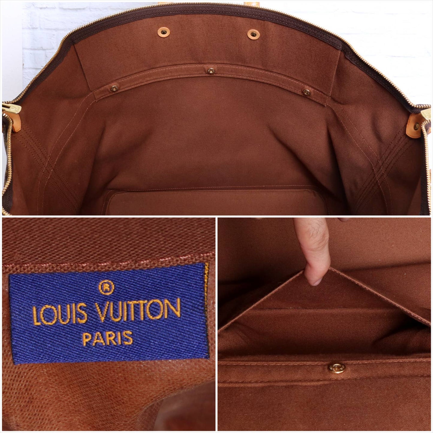 Louis Vuitton Cruiser 45 Monogram Satchel Travel Bag