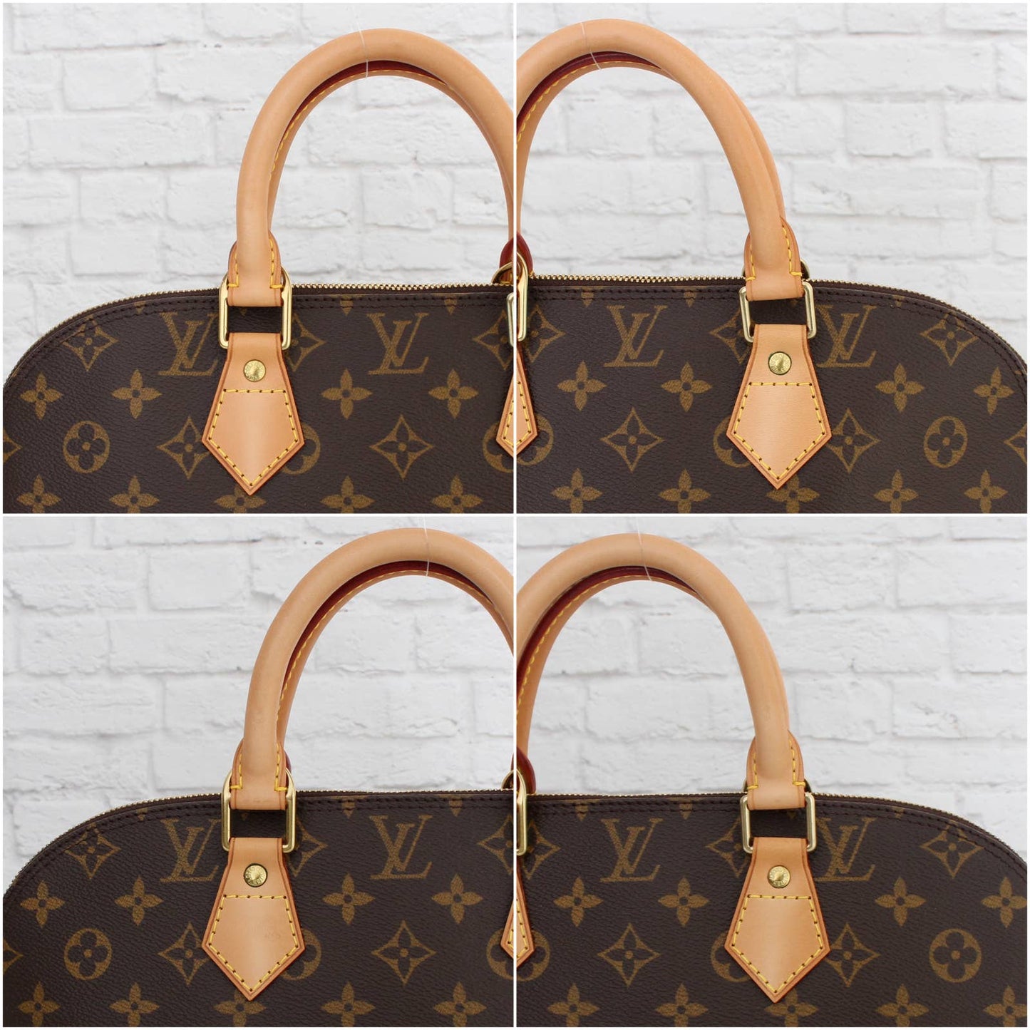 Louis Vuitton Alma MM Monogram Satchel