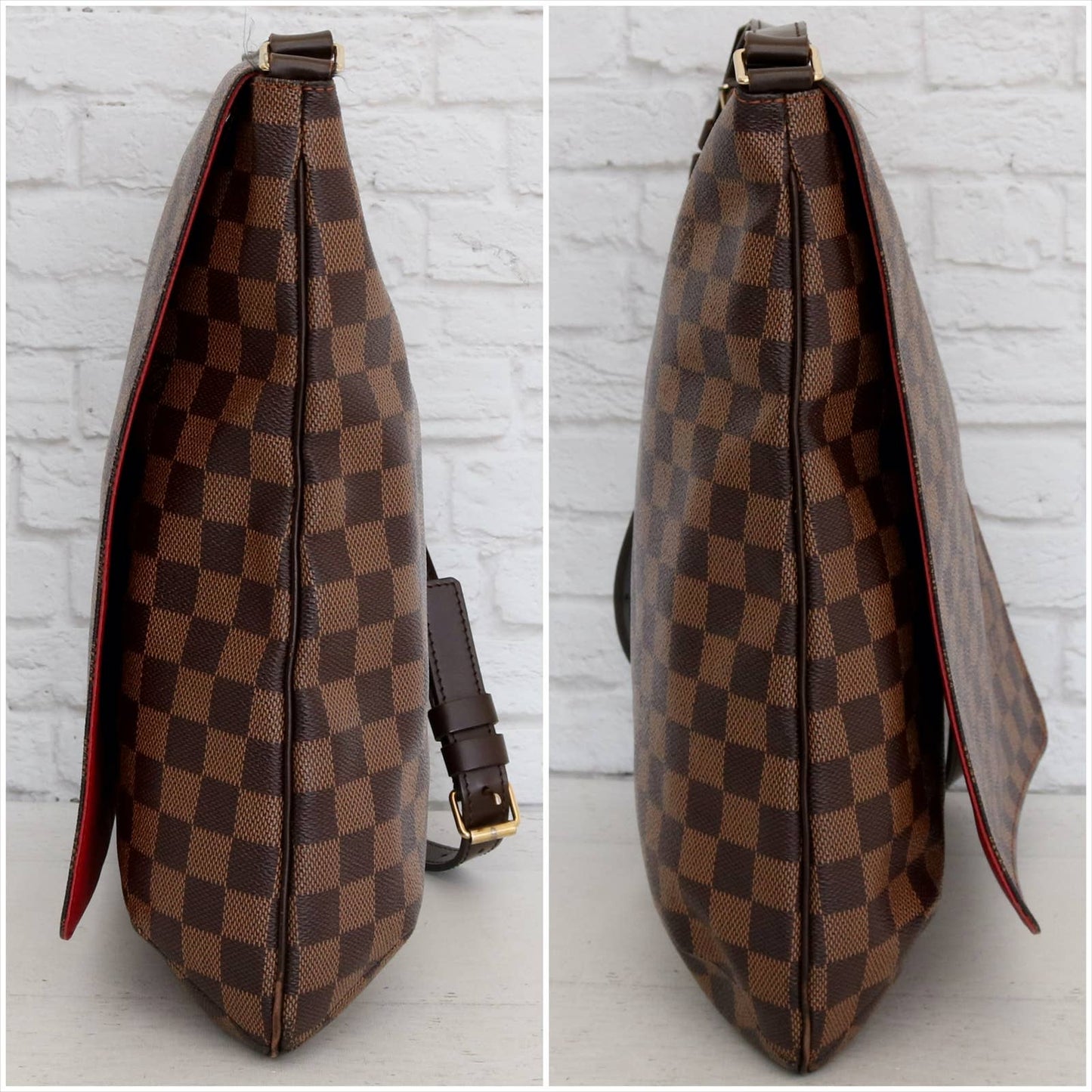 Louis Vuitton Musette GM Damier Ebene Large Crossbody