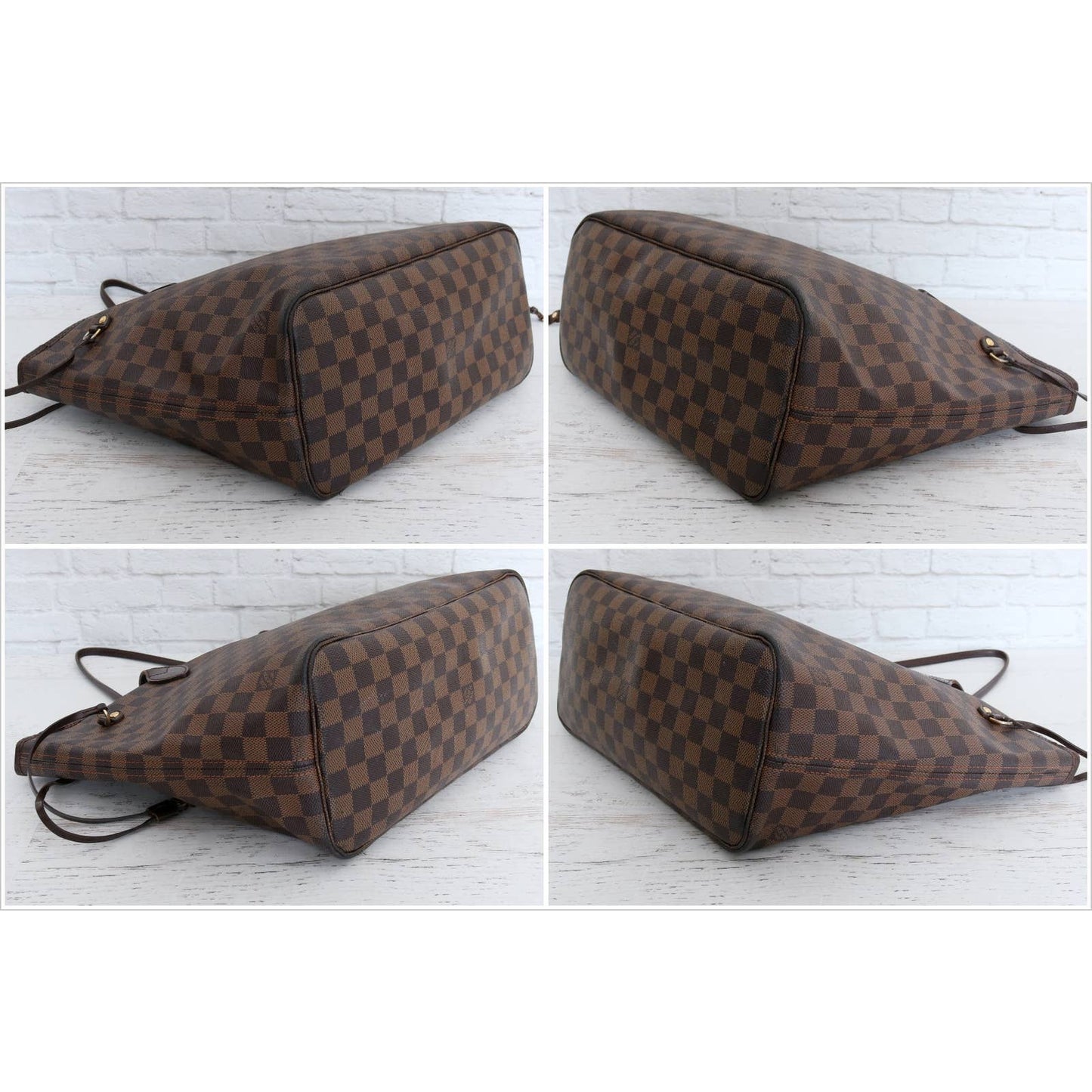 Louis Vuitton Neverfull MM Damier Ebene Tote