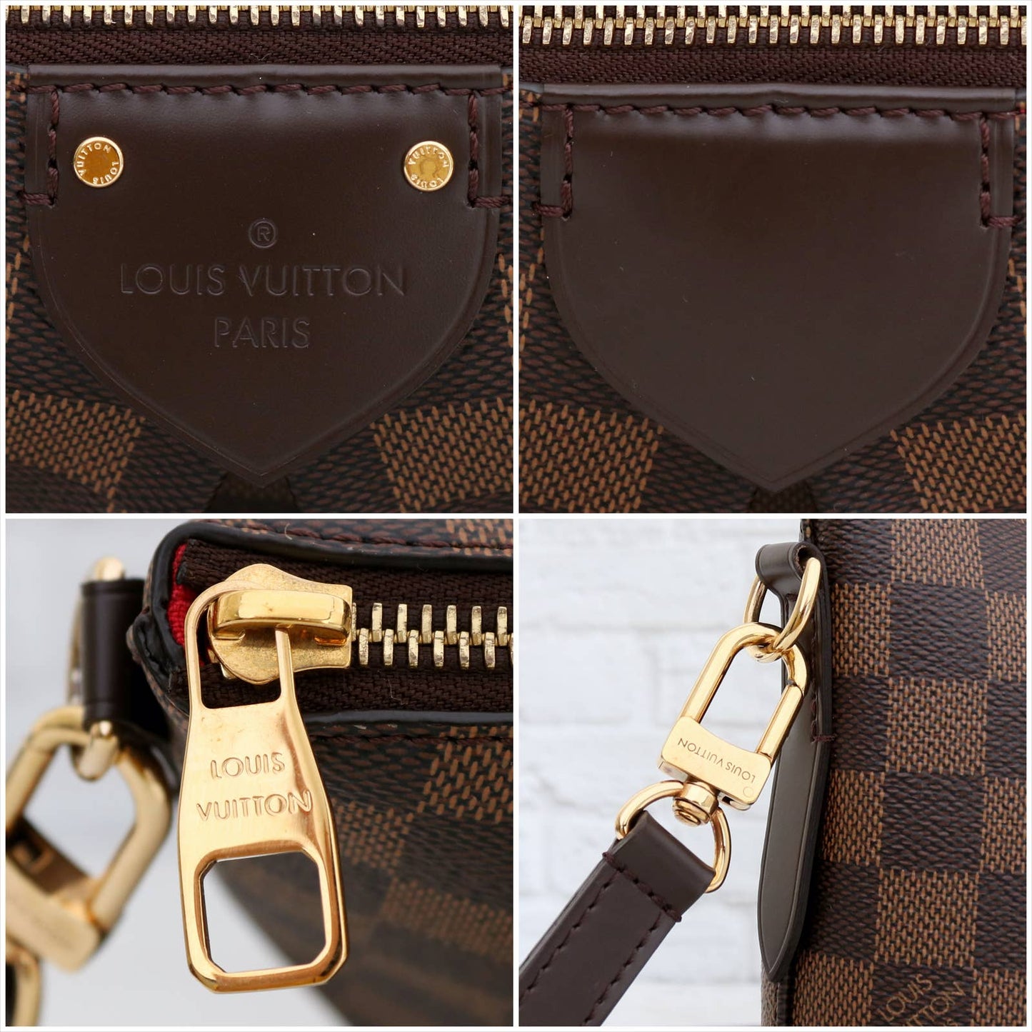 Louis Vuitton Siena PM Damier Ebene Crossbody with Box & Dust Bag