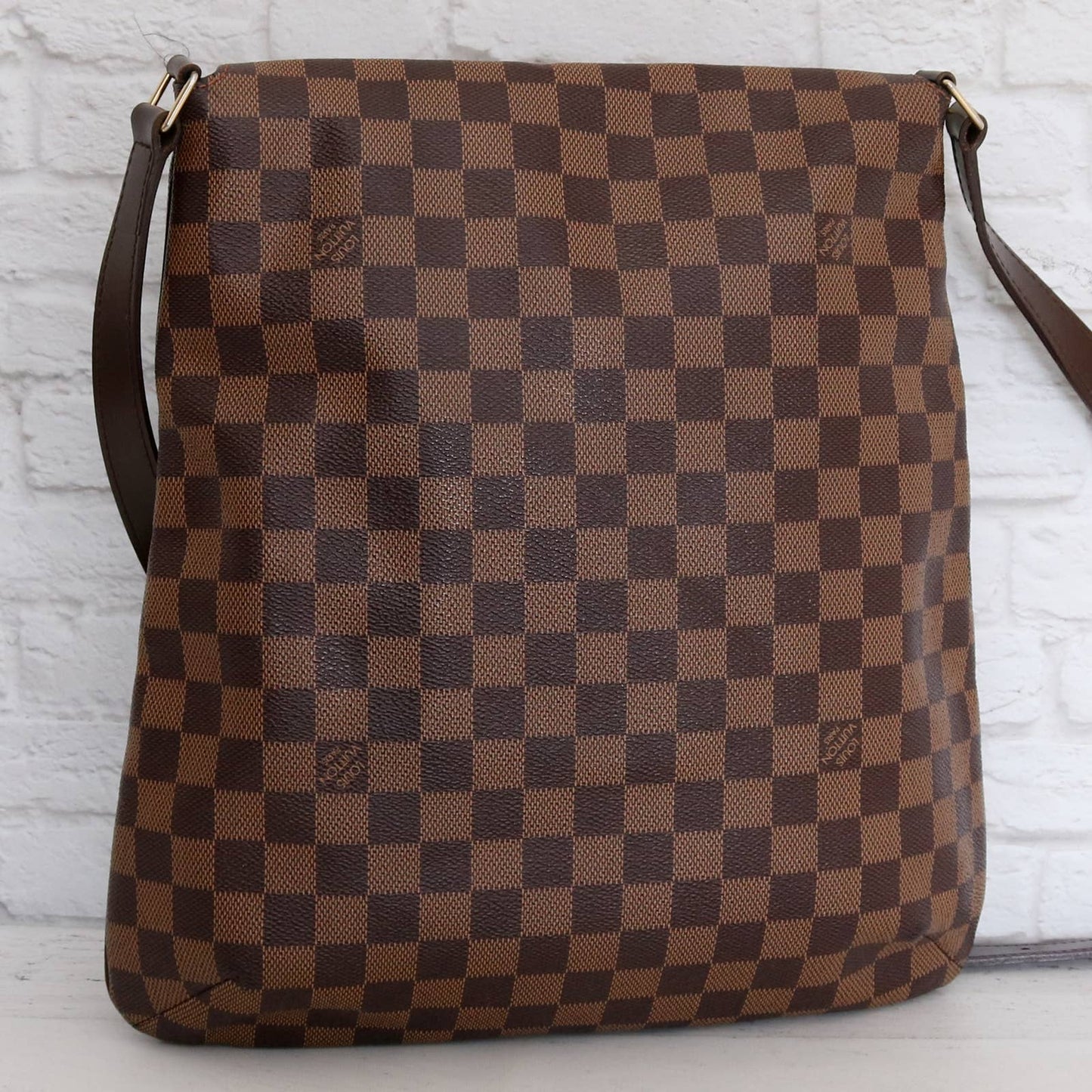 Louis Vuitton Musette GM Damier Ebene Large Crossbody