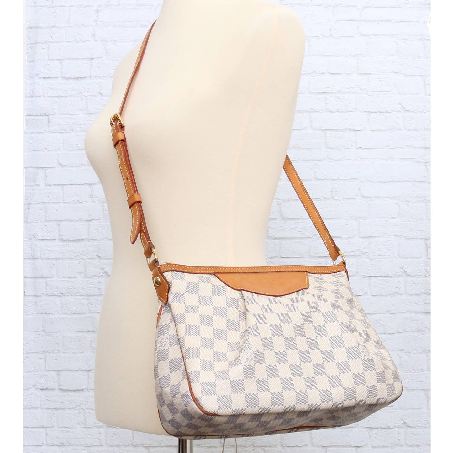 Louis Vuitton Siracusa PM Damier Azur Crossbody