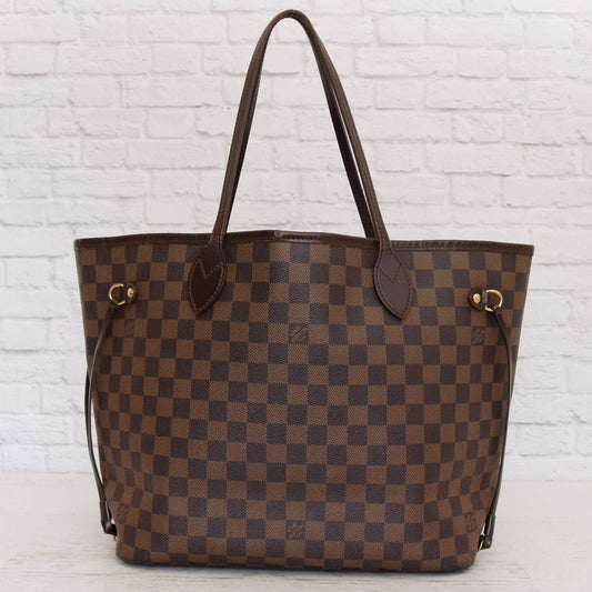 Louis Vuitton Neverfull MM Damier Ebene Tote