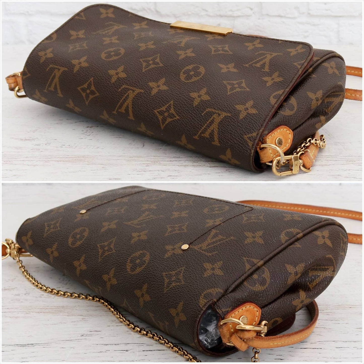 Louis Vuitton Favorite MM Monogram Crossbody with Box