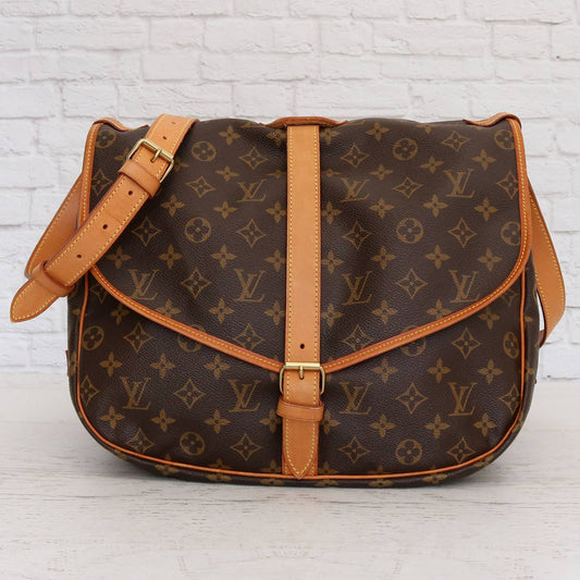 Louis Vuitton Saumur 35 Monogram Crossbody & Shoulder Bag