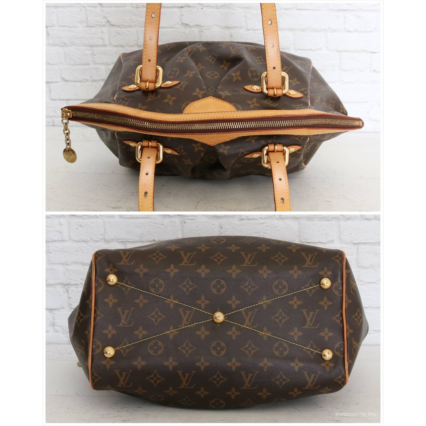 Louis Vuitton Tivoli GM Monogram Shoulder Bag Large Tote