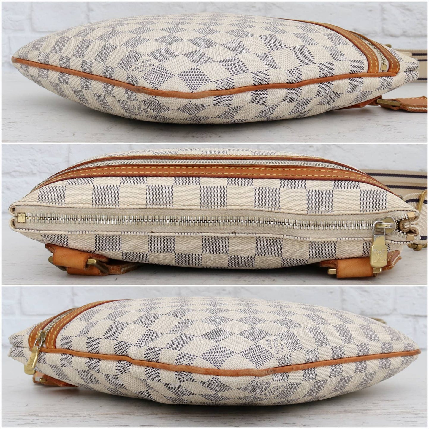 Louis Vuitton Pochette Bosphore Damier Azur Crossbody