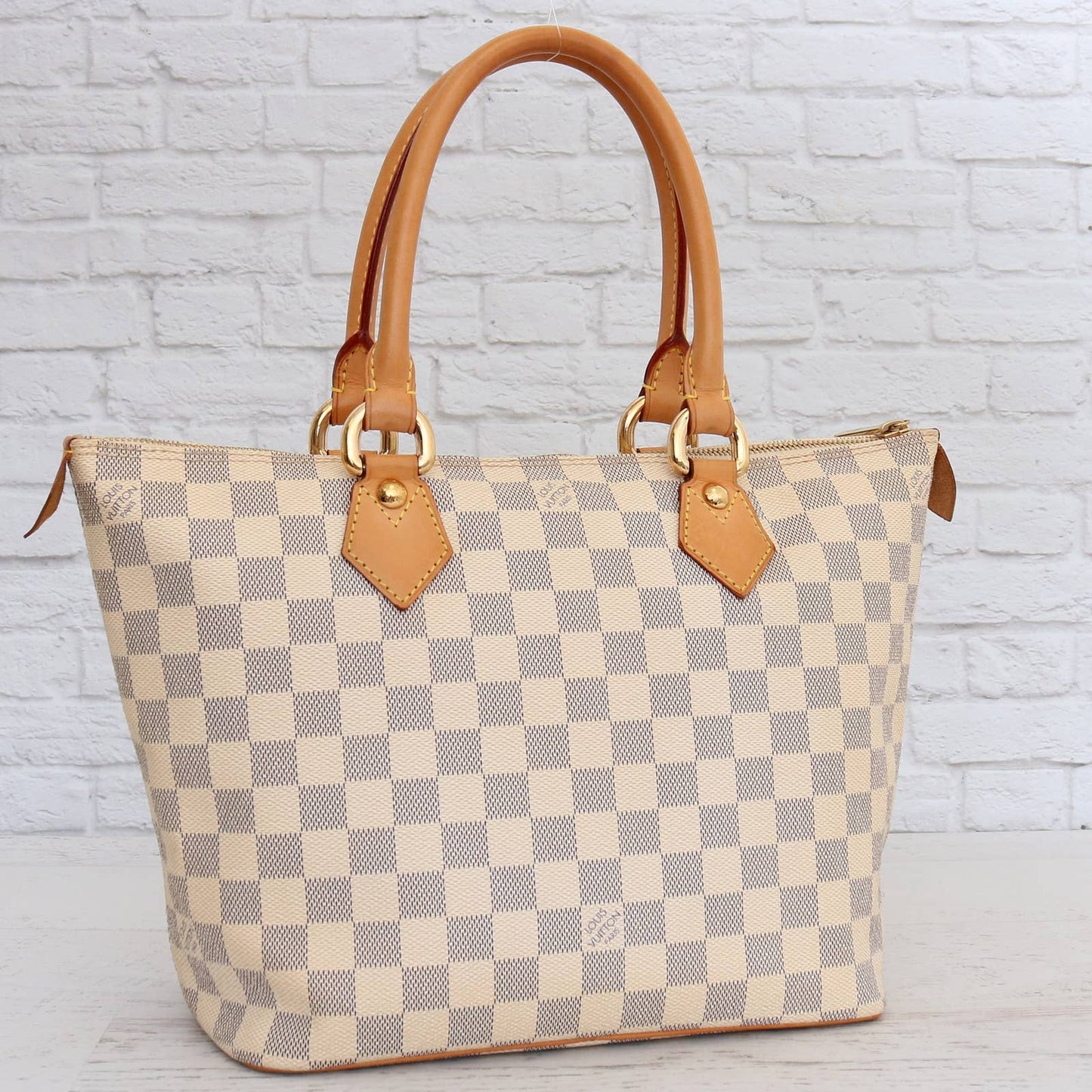 Louis Vuitton Saleya PM Tote Damier Azur Satchel