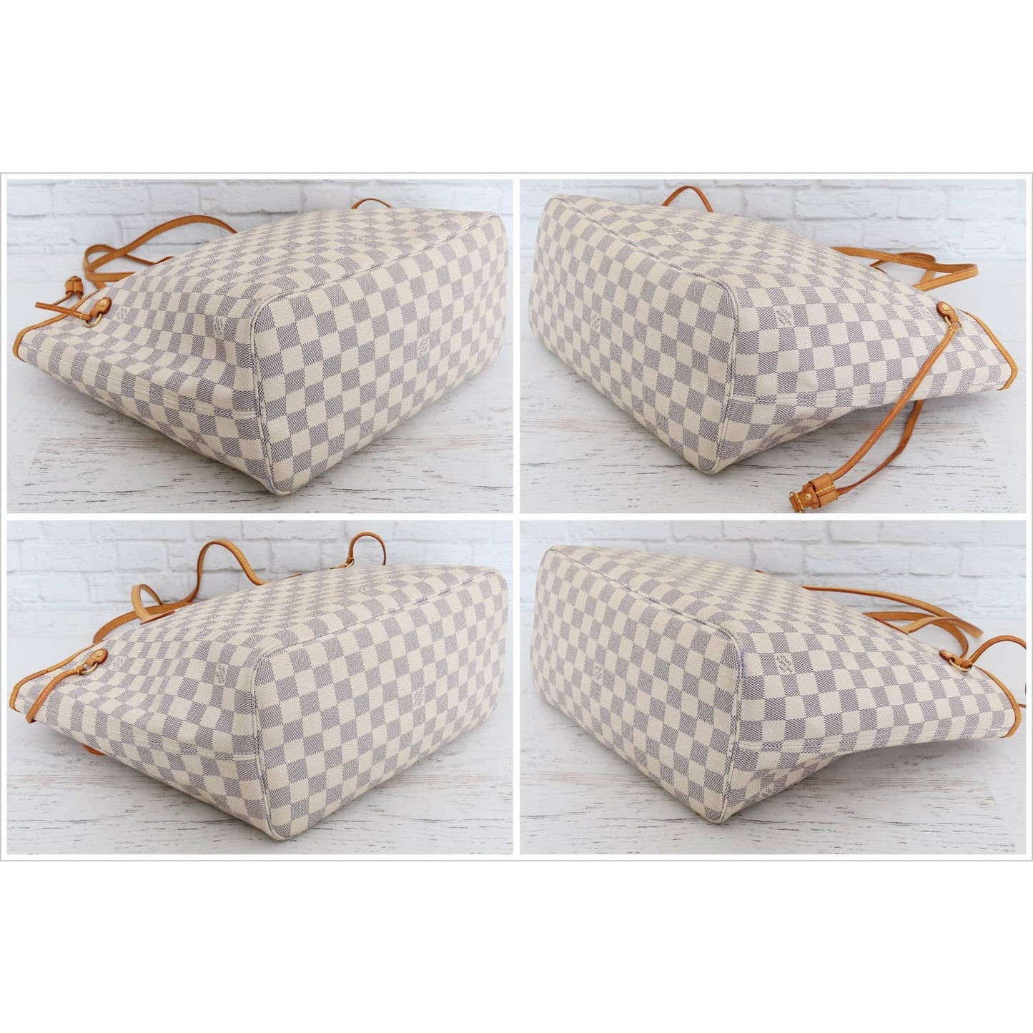 Louis Vuitton Neverfull MM Damier Azur Tote