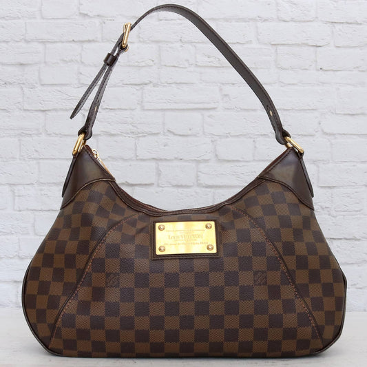 Louis Vuitton Thames GM Damier Ebene Hobo Shoulder Bag