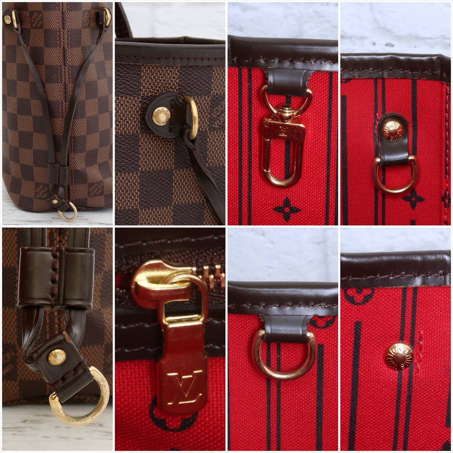 Louis Vuitton Neverfull PM Damier Ebene Small Tote