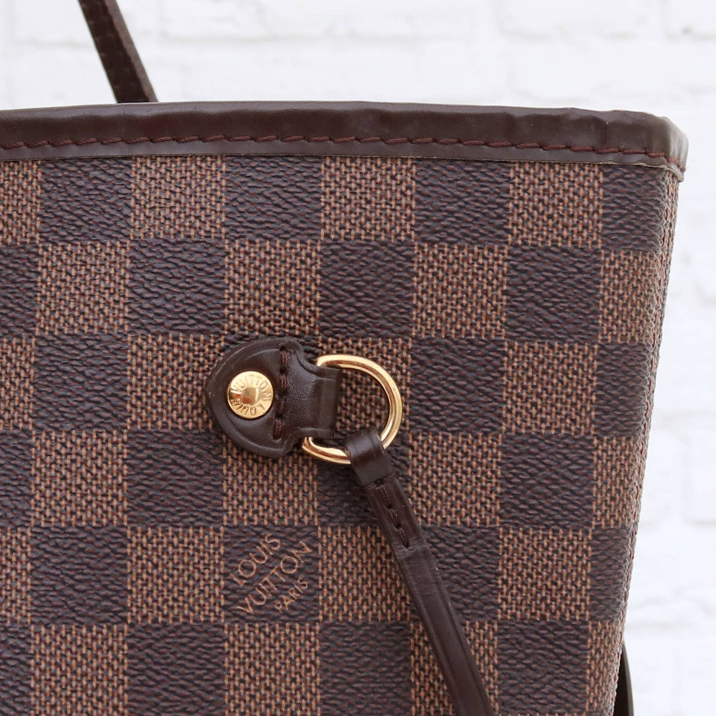 Louis Vuitton Neverfull MM Damier Ebene Tote