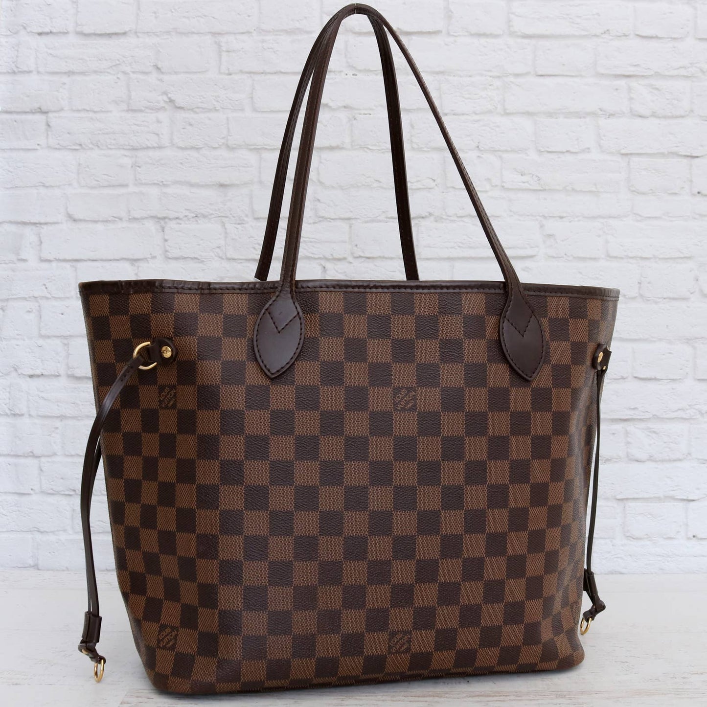 Louis Vuitton Neverfull MM Damier Ebene Tote