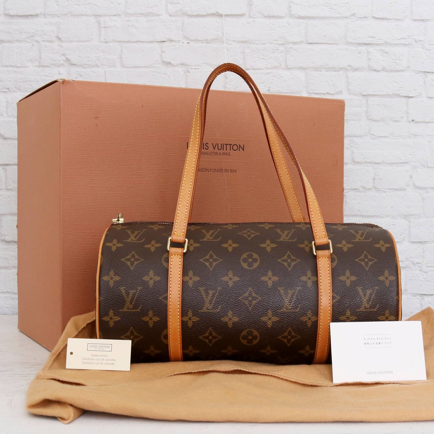 Louis Vuitton Papillon 30 Monogram Satchel