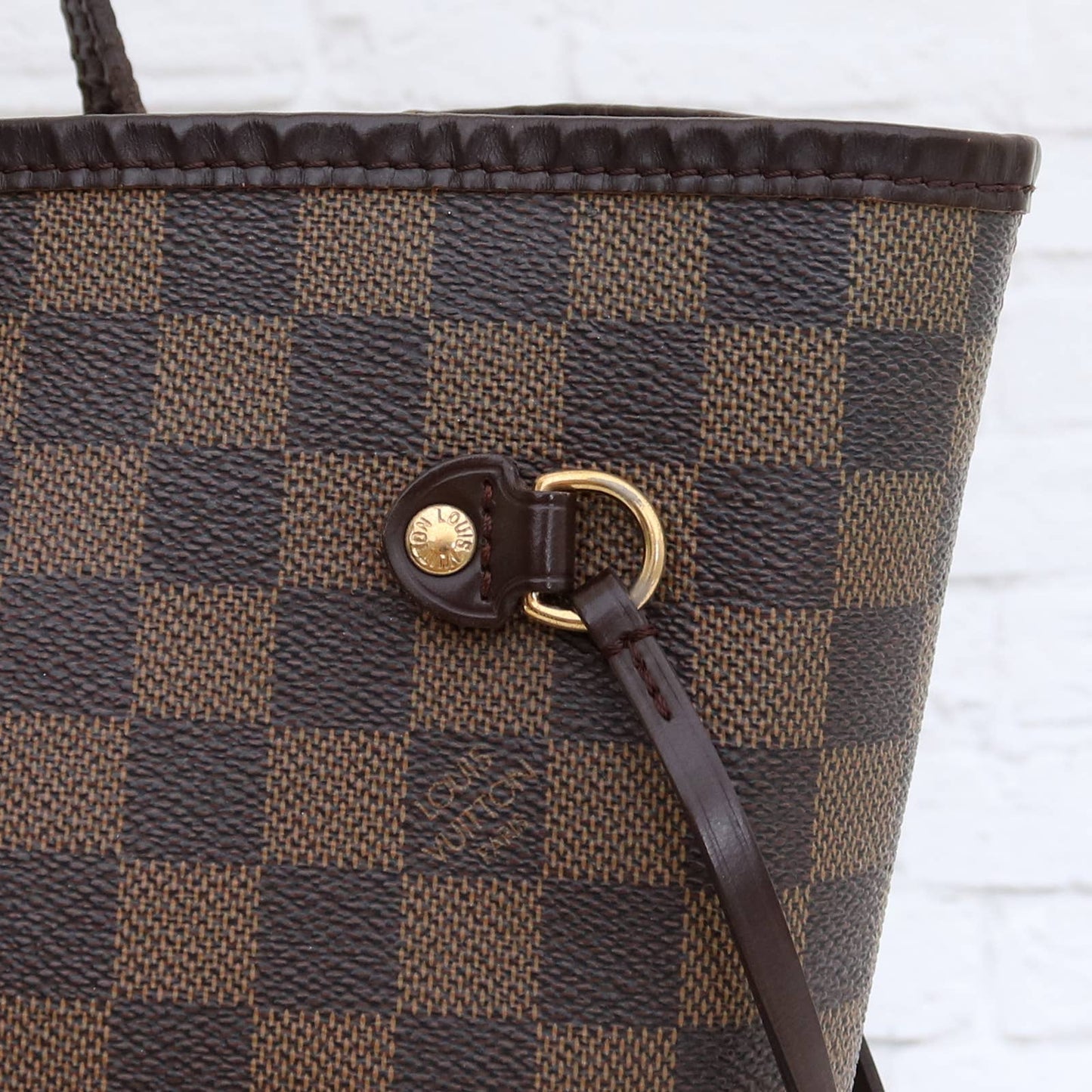 Louis Vuitton Neverfull MM Damier Ebene Tote