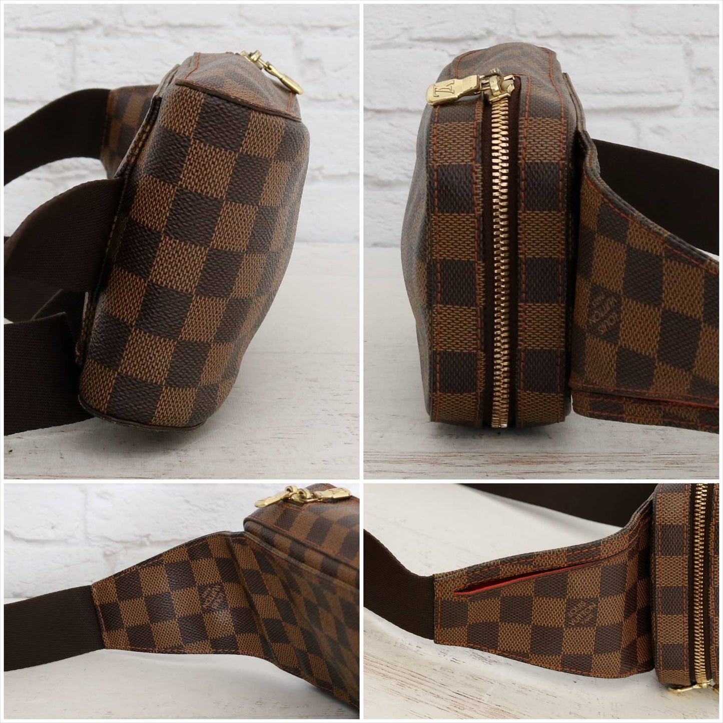 Louis Vuitton Geronimos Damier Ebene Bumbag Belt Crossbody