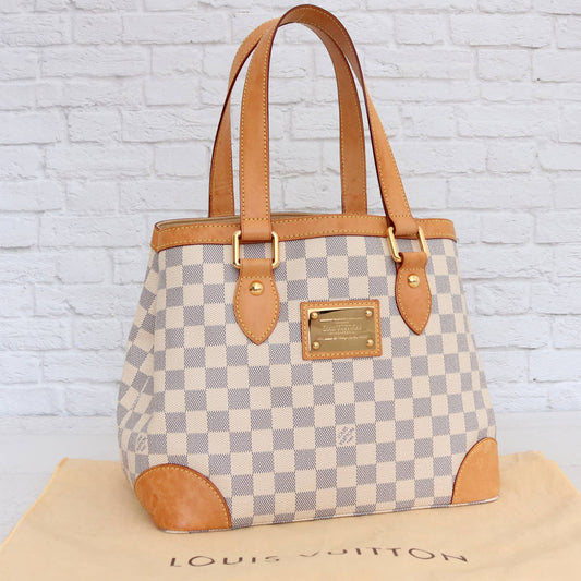 Louis Vuitton Hampstead PM Damier Azur Tote