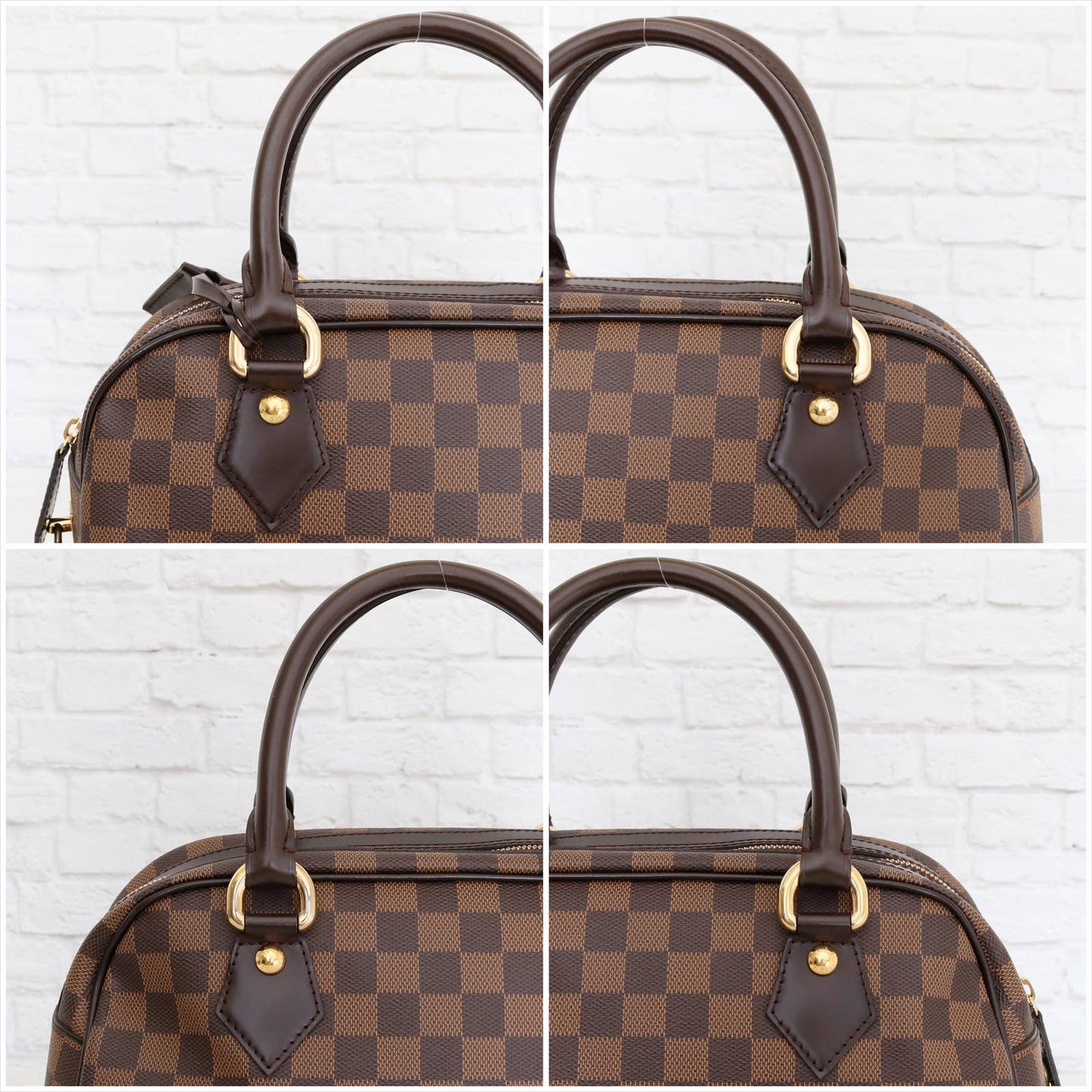 Louis Vuitton Duomo Damier Ebene Boston Satchel