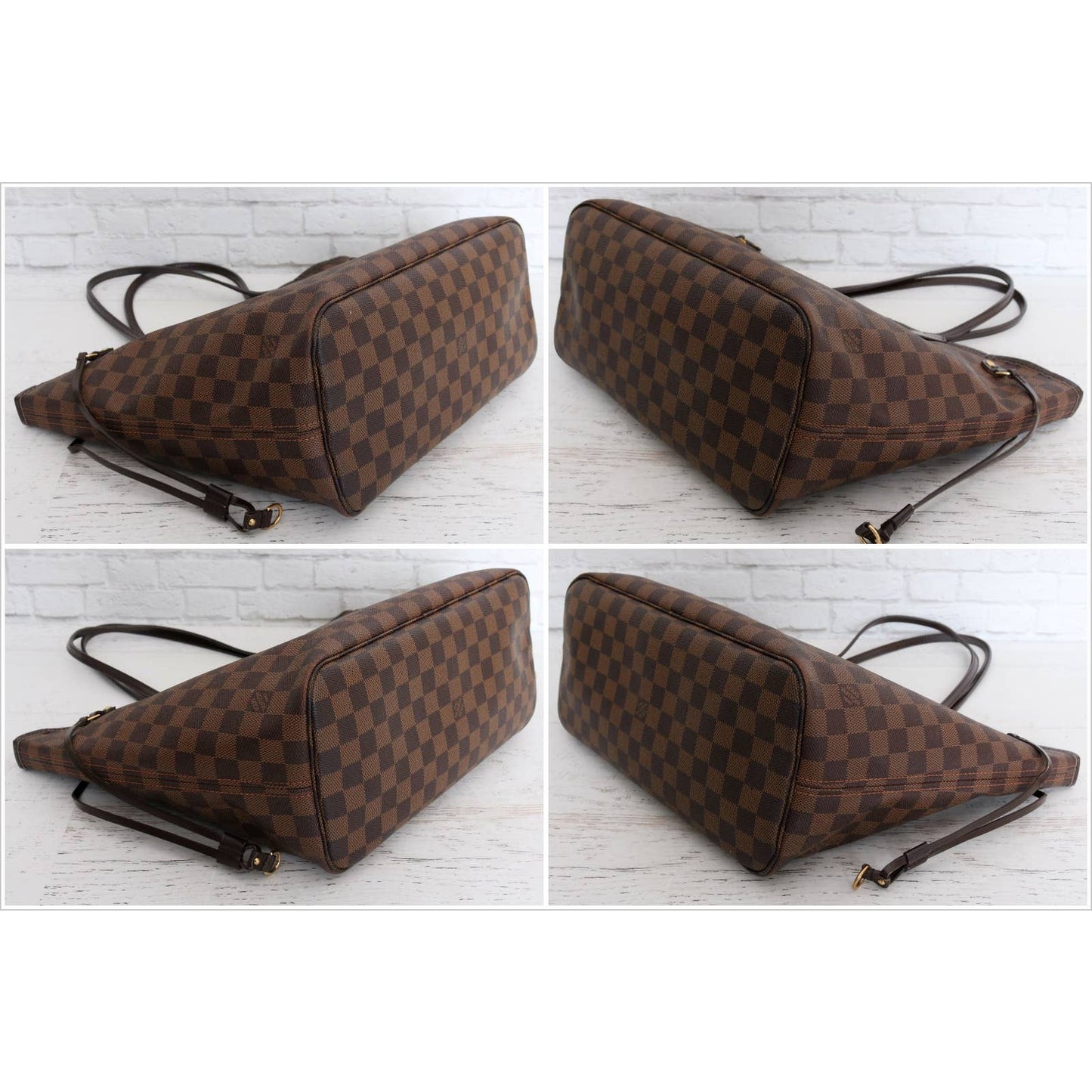 Louis Vuitton Neverfull MM Damier Ebene Tote