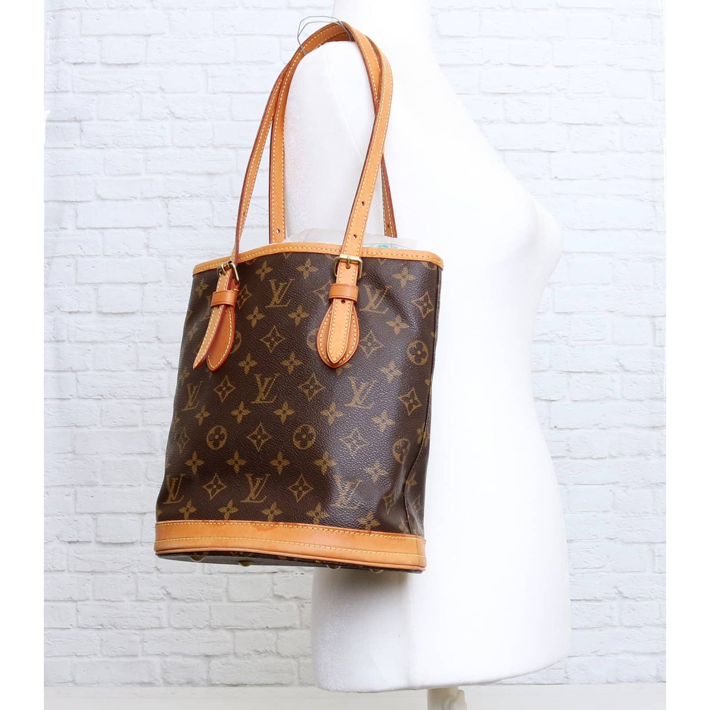 Louis Vuitton Bucket PM 23 Petit Monogram Shoulder Bag