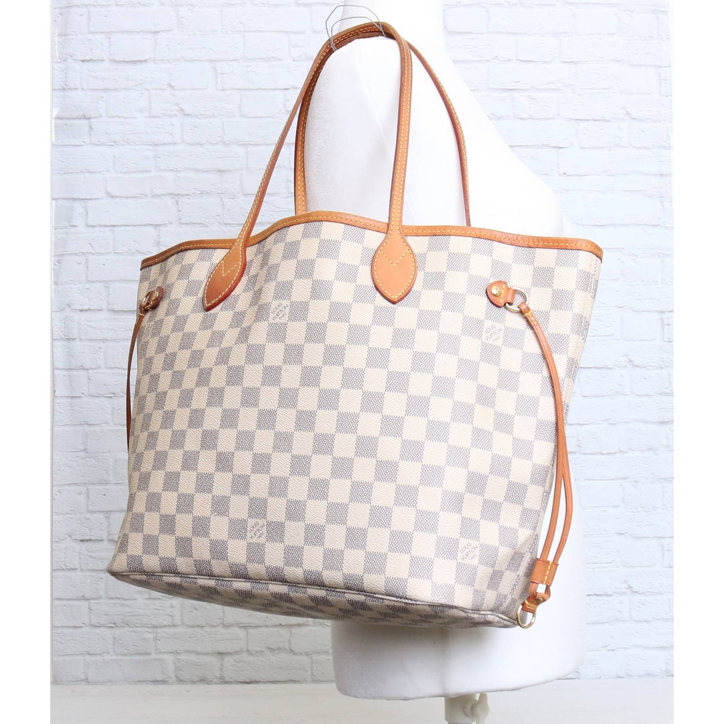 Louis Vuitton Neverfull MM Damier Azur Tote