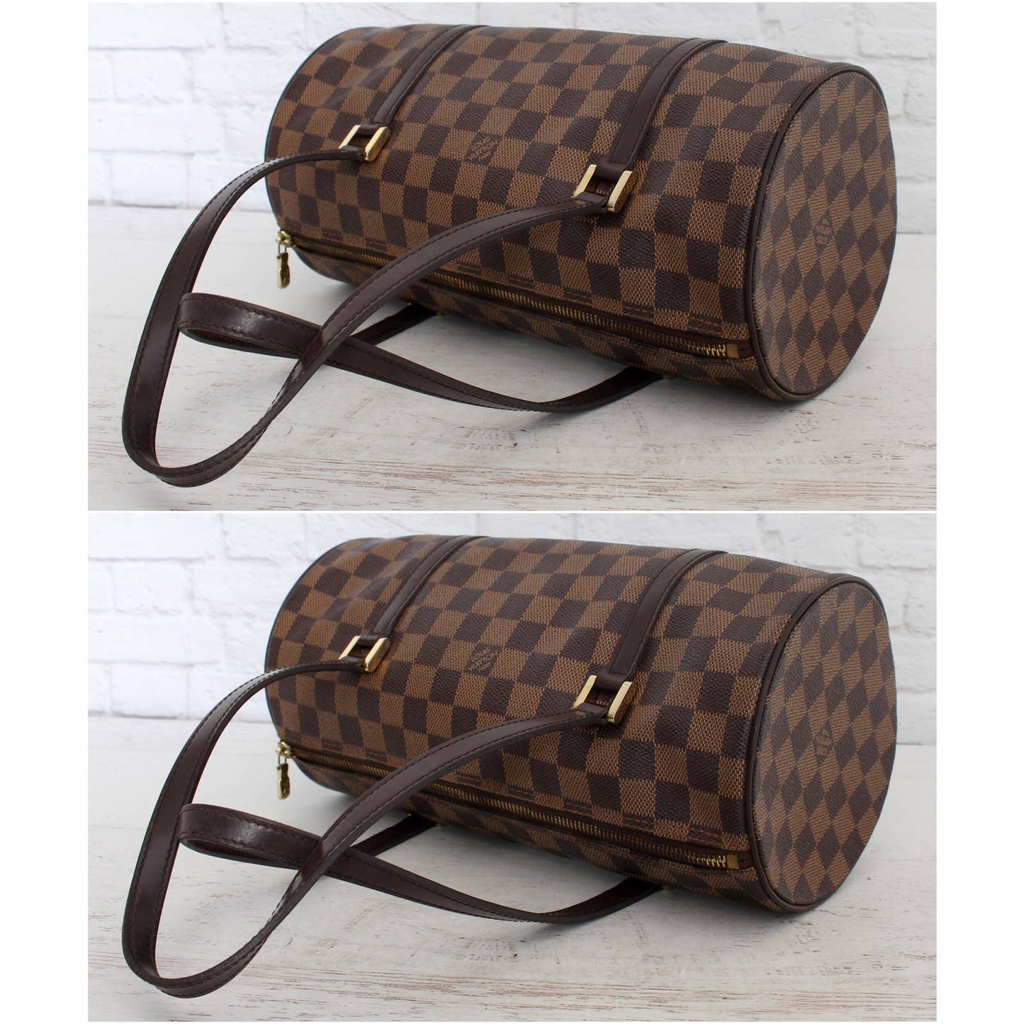 Louis Vuitton Papillon 30 Damier Ebene Shoulder Bag