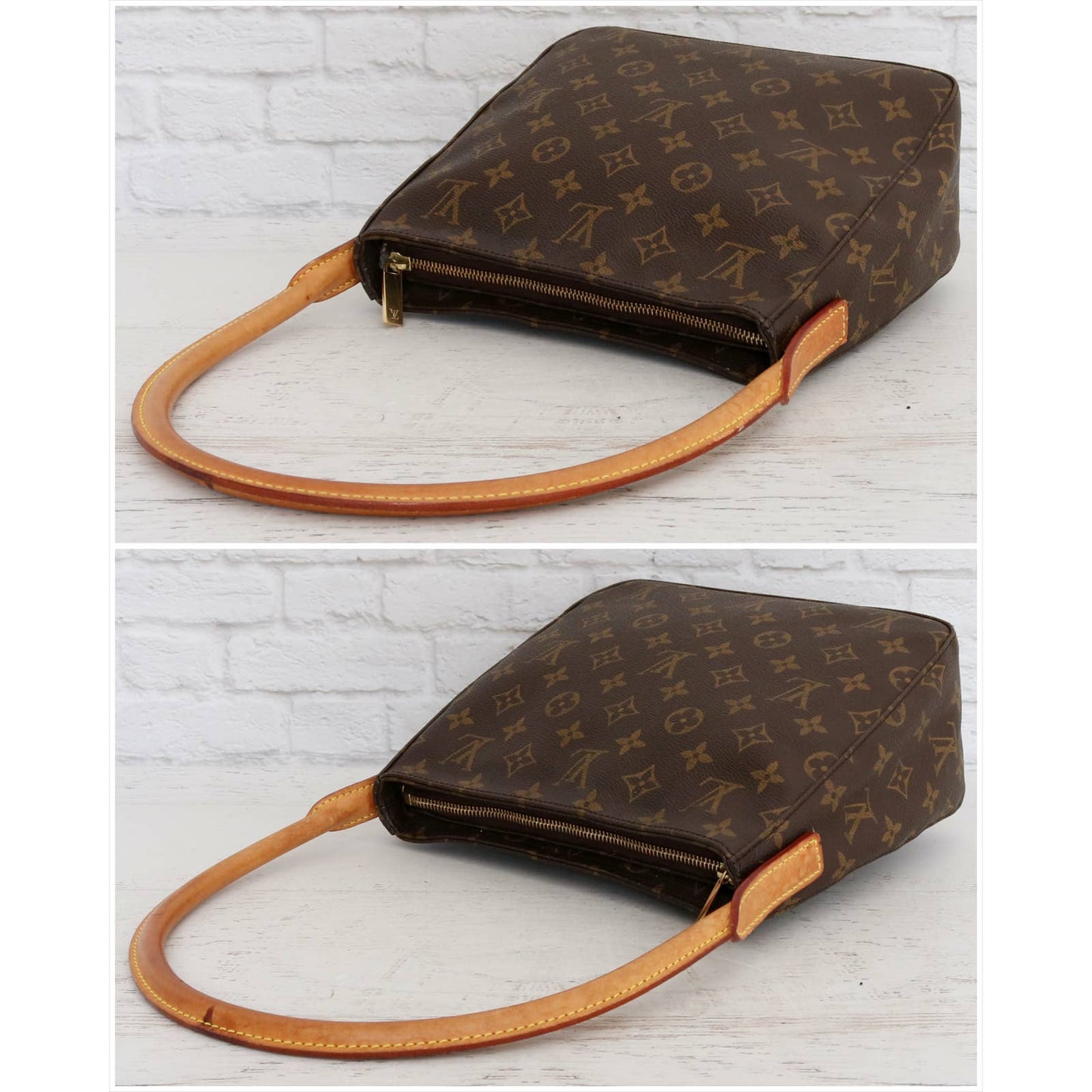 Louis Vuitton Looping MM Monogram Shoulder Bag Tote