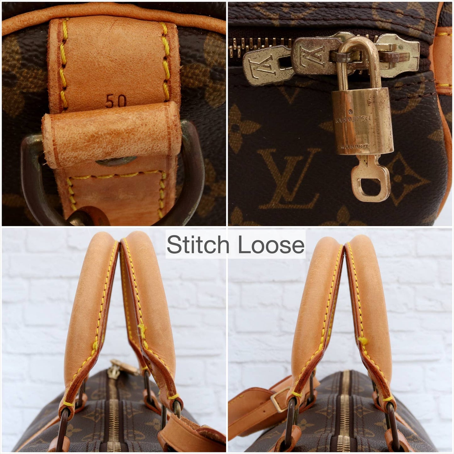 Louis Vuitton Keepall Bandouliere 50 Monogram Travel Duffle Bag