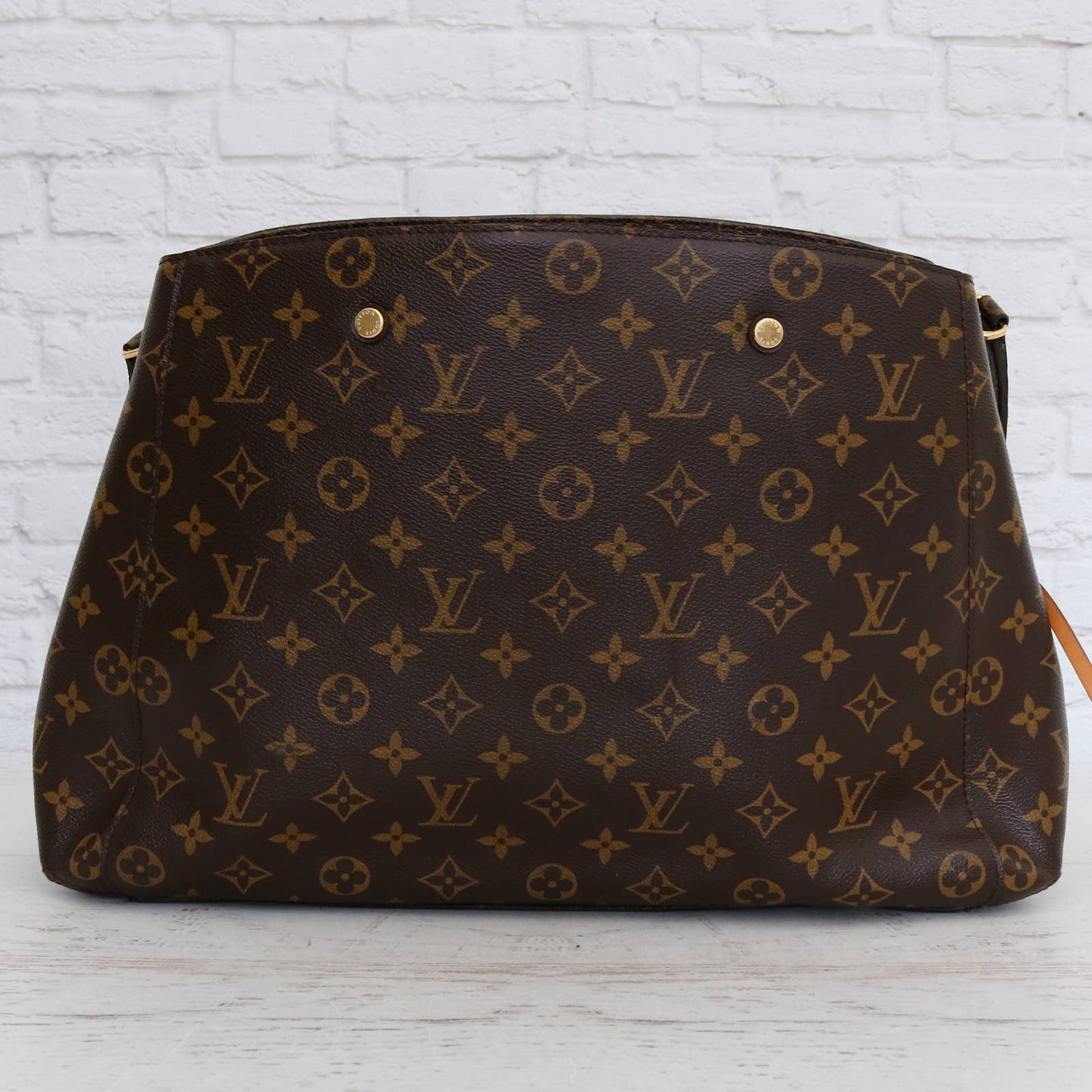 Louis Vuitton Montaigne GM Shoulder Bag Satchel Monogram Handbag Purse