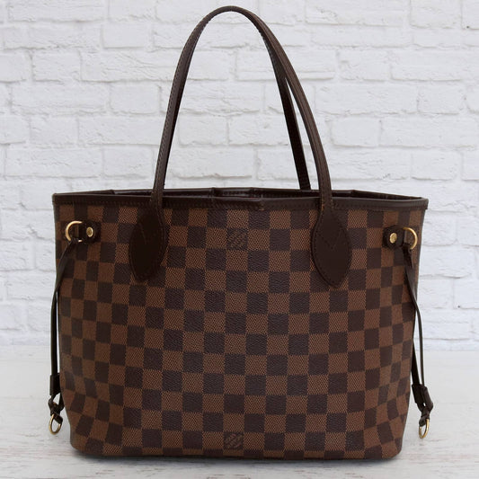 Louis Vuitton Neverfull PM Damier Ebene Small Tote