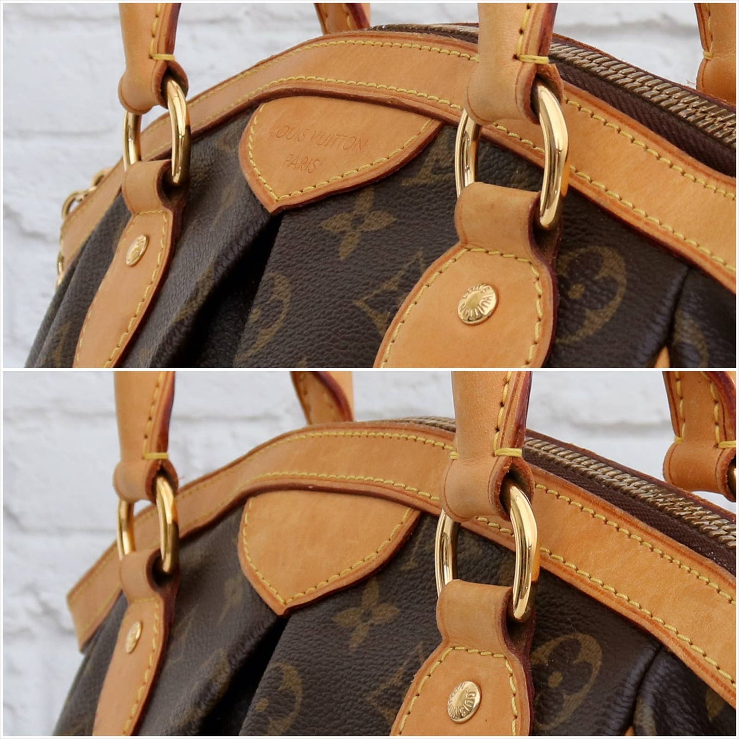 Louis Vuitton Tivoli PM Monogram Handbag Satchel